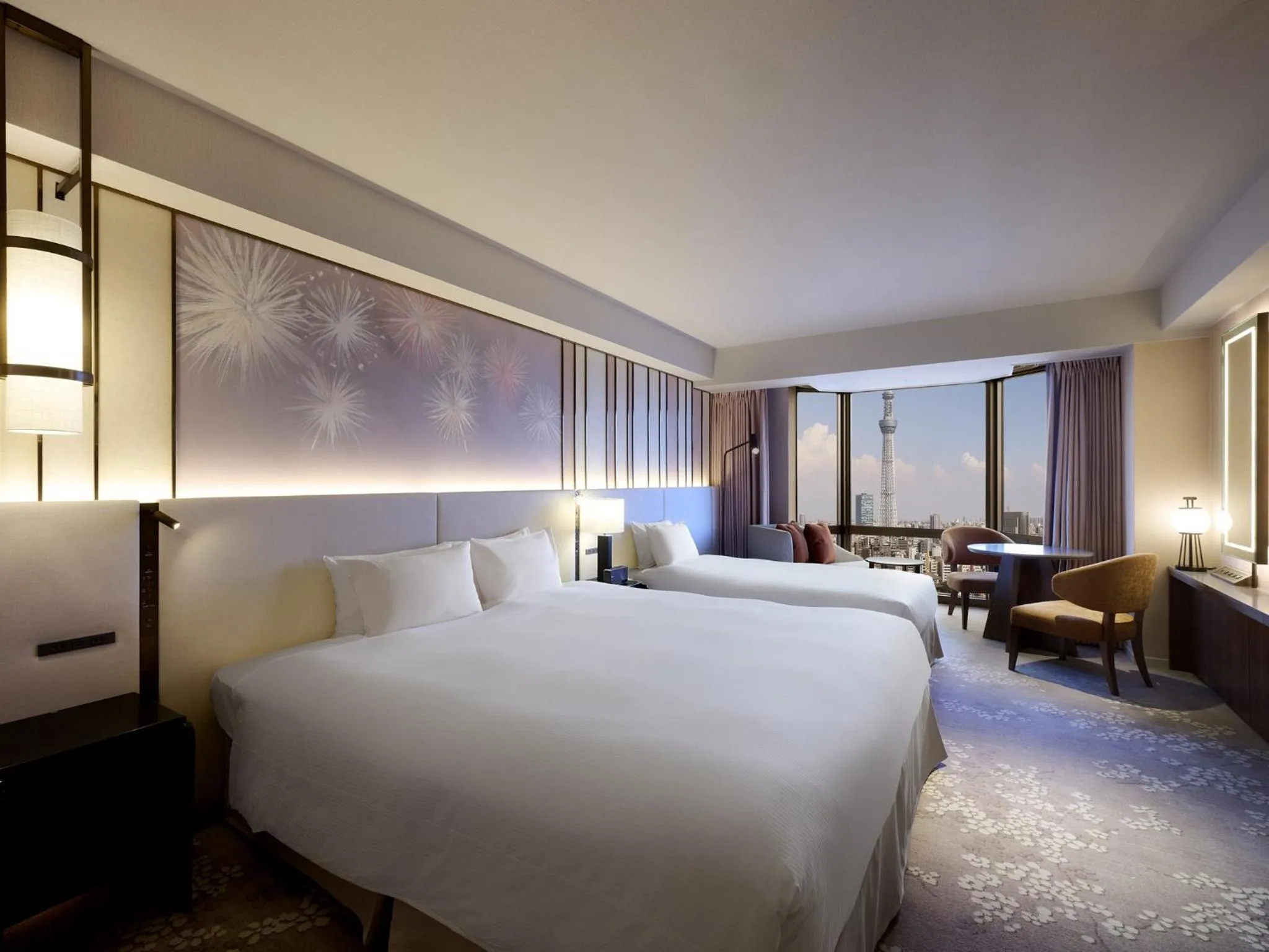 Bed in Asakusa View Hotel