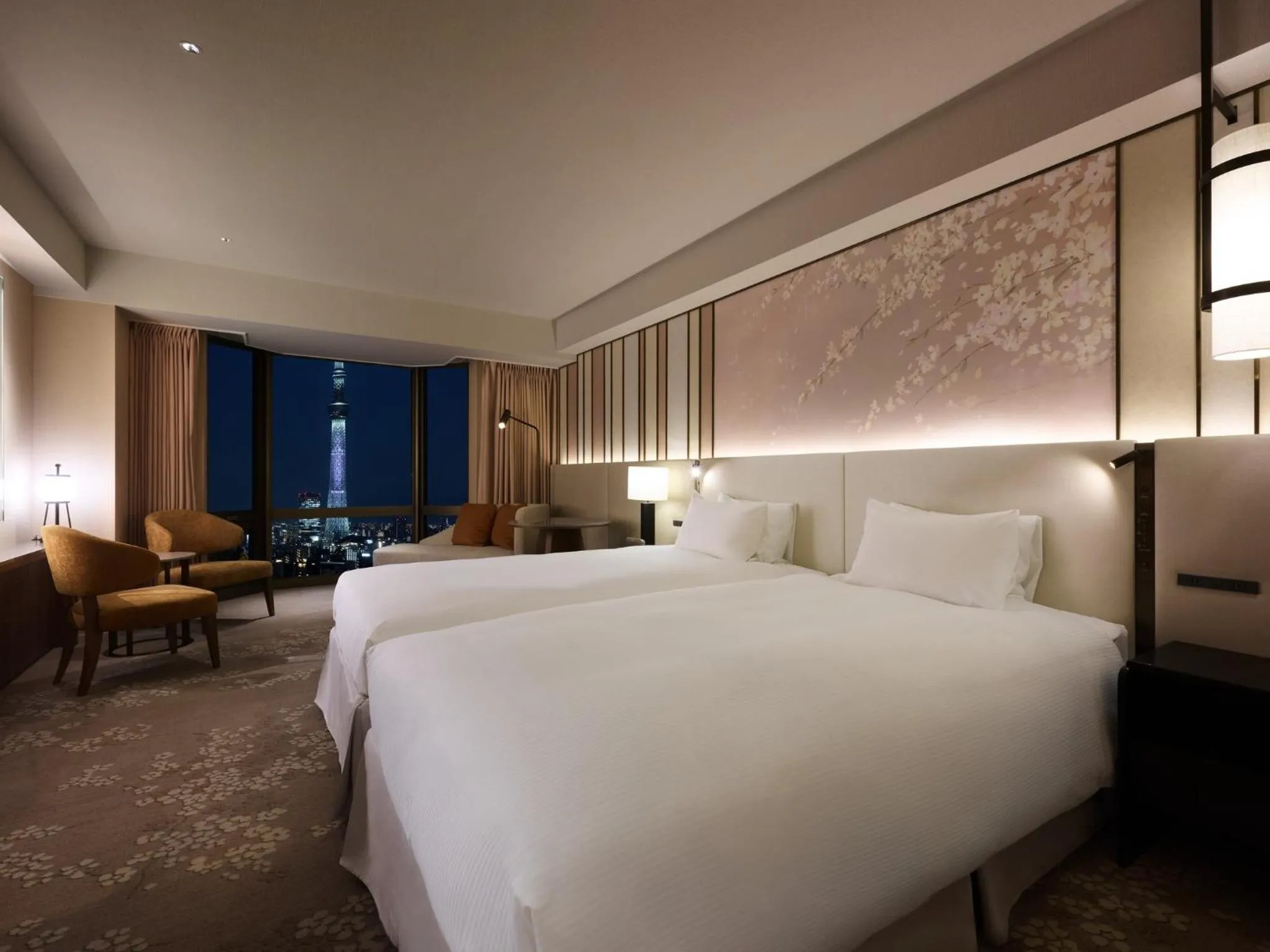 Bed in Asakusa View Hotel