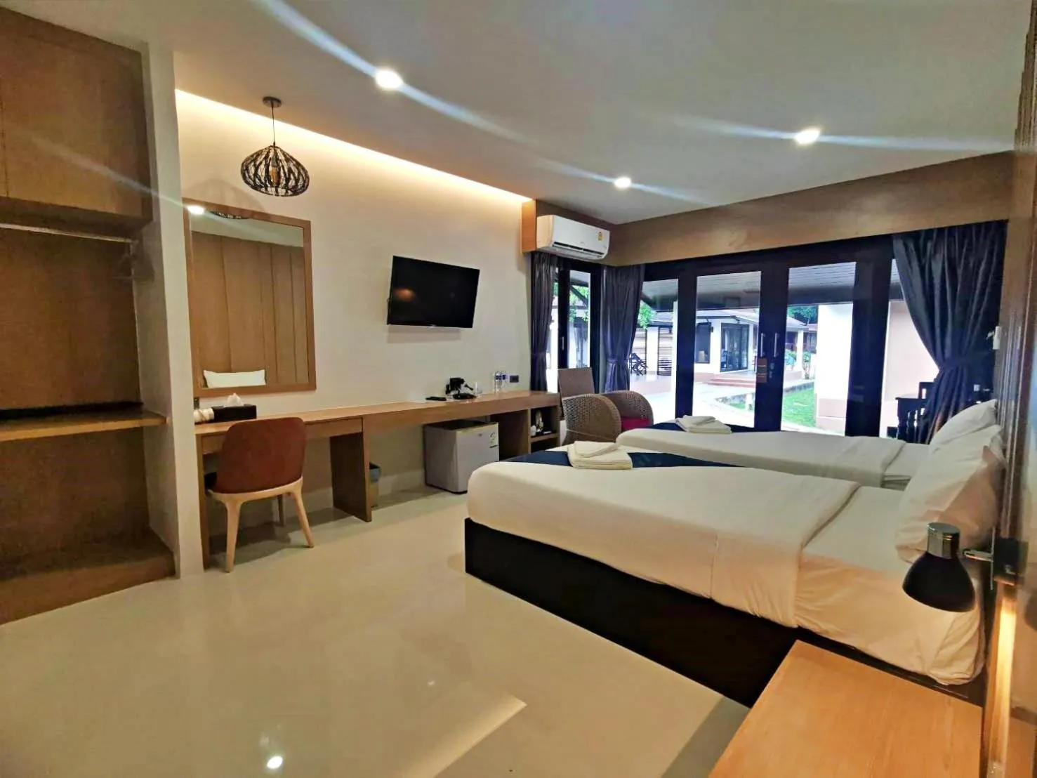 Bed in Nana Beach Hotel & Resort