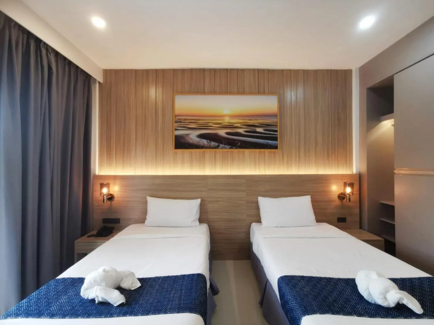Bed in Nana Beach Hotel & Resort