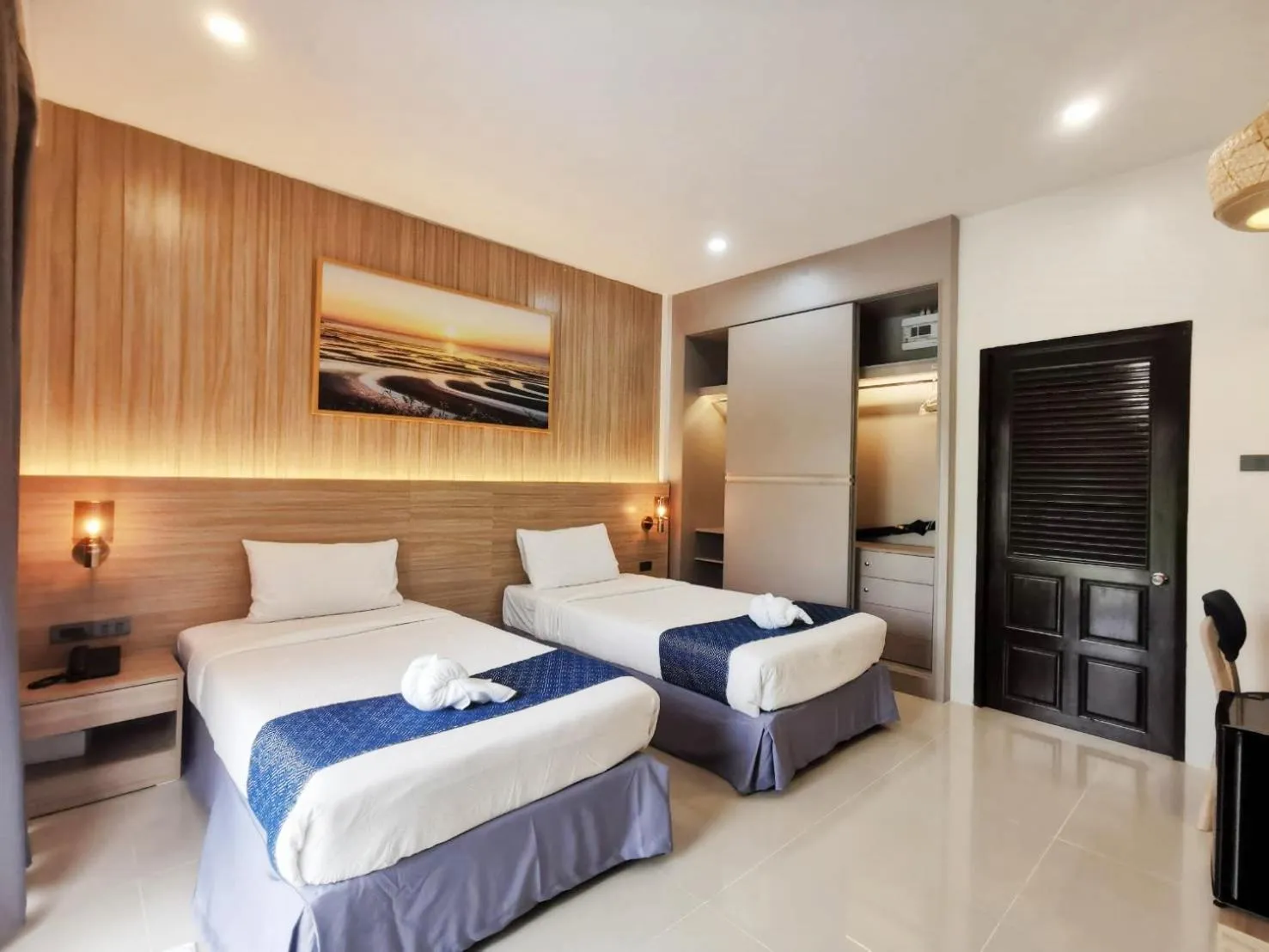 Bed in Nana Beach Hotel & Resort