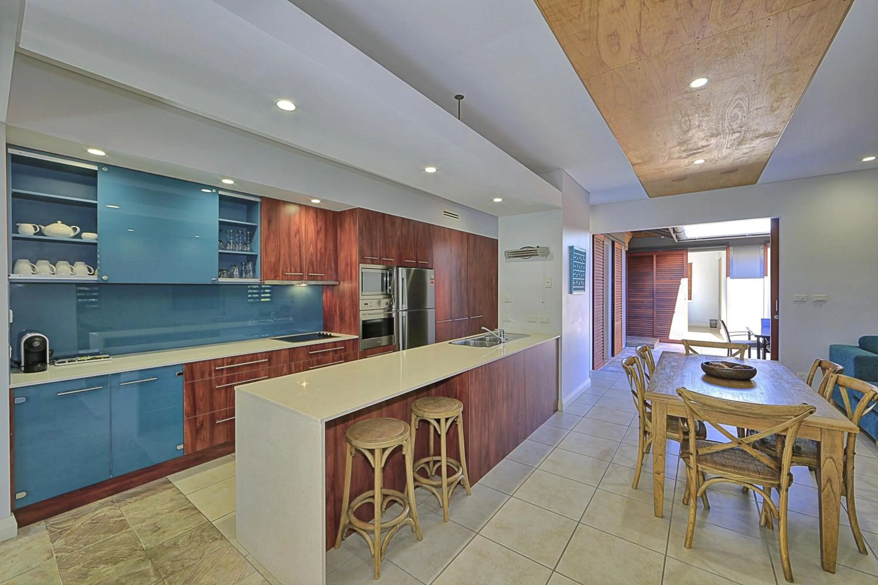 Kitchen or kitchenette in Sandcastles 1770 Motel & Resort