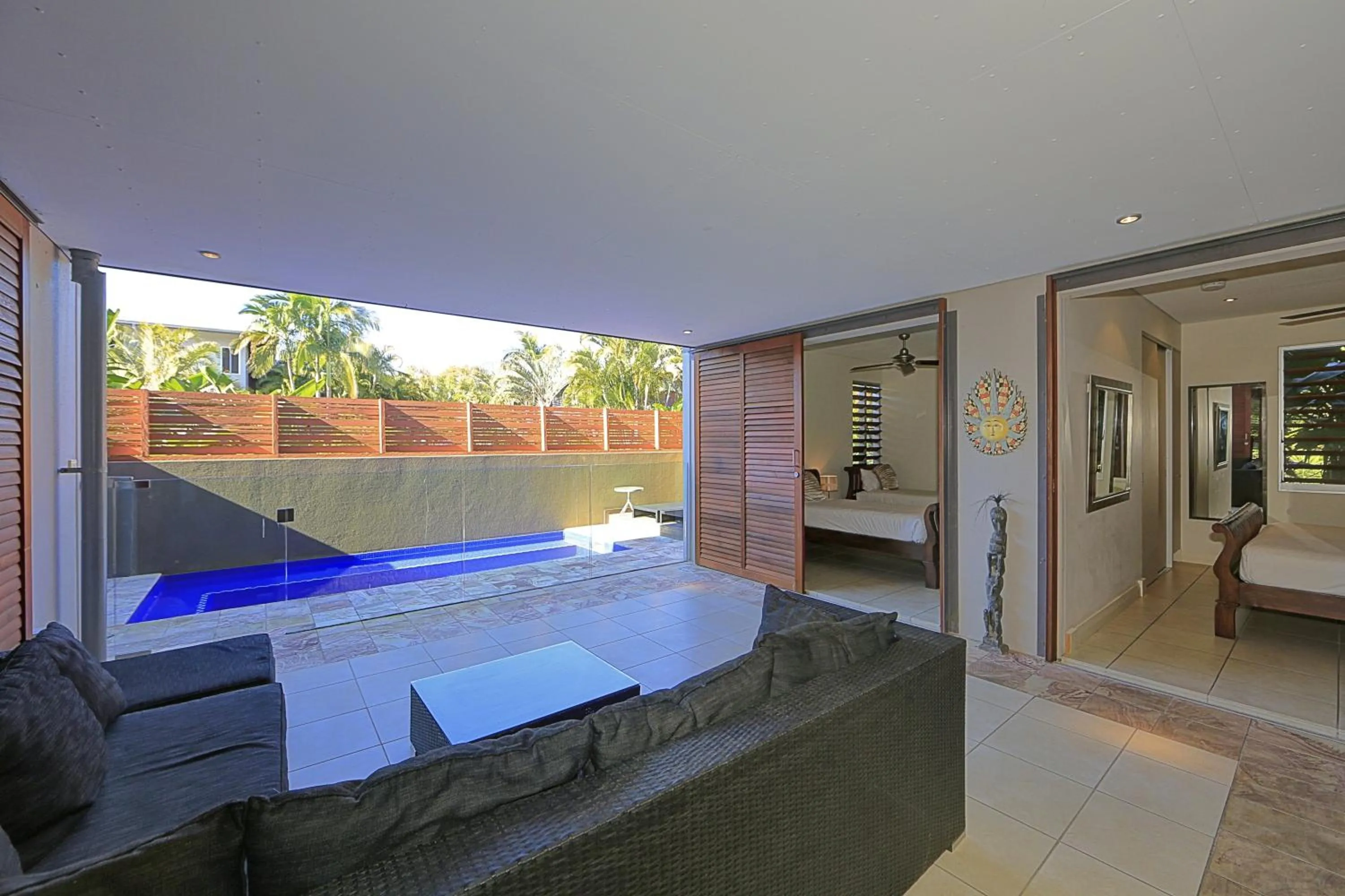 Patio in Sandcastles 1770 Motel & Resort