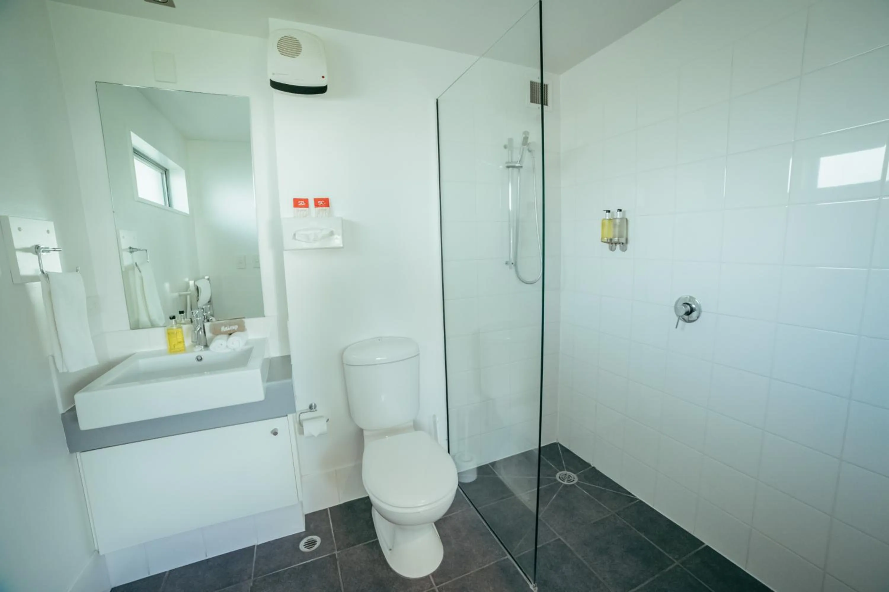 Shower in Airport Delta Motel