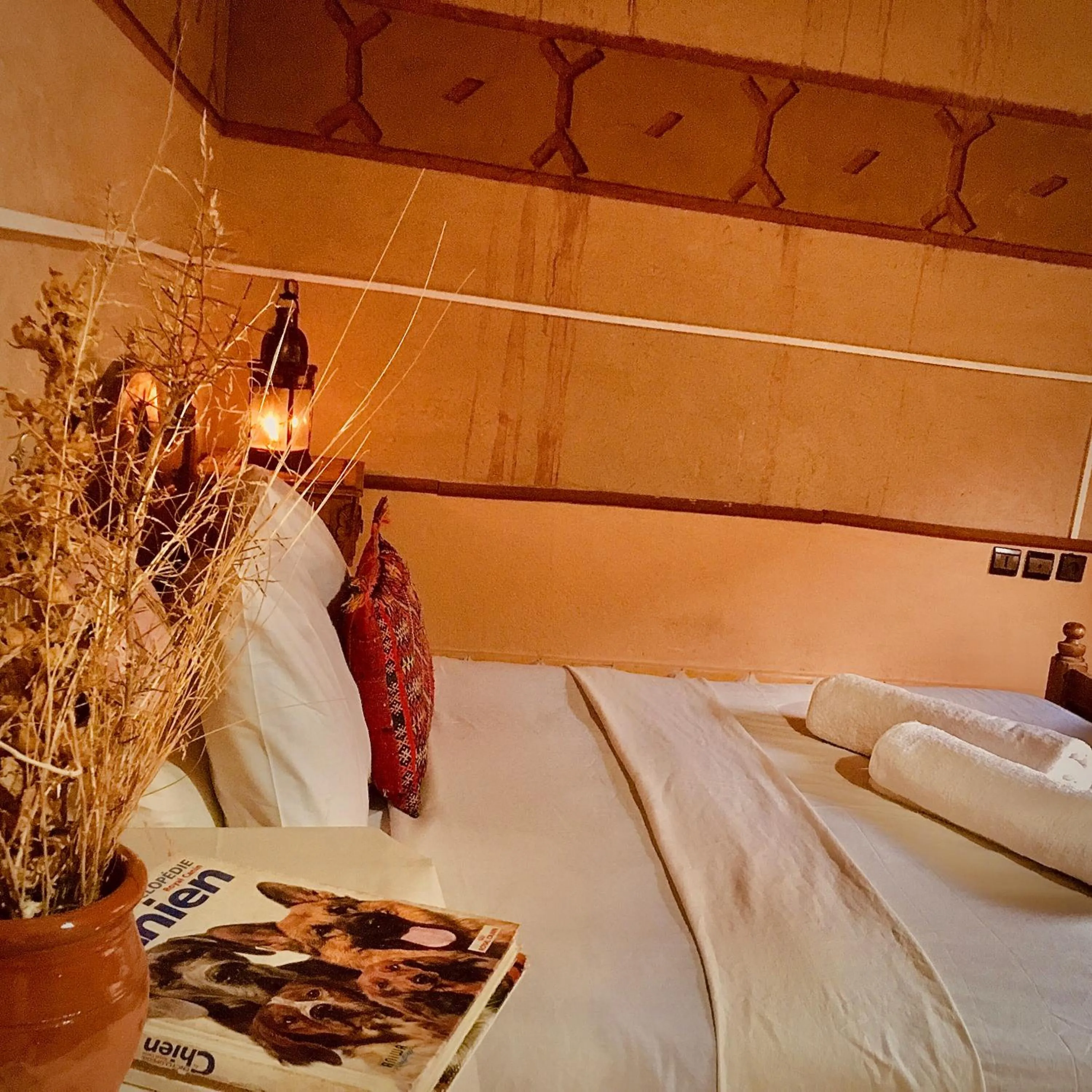 Bed in Hôtel panoramique de la vallée