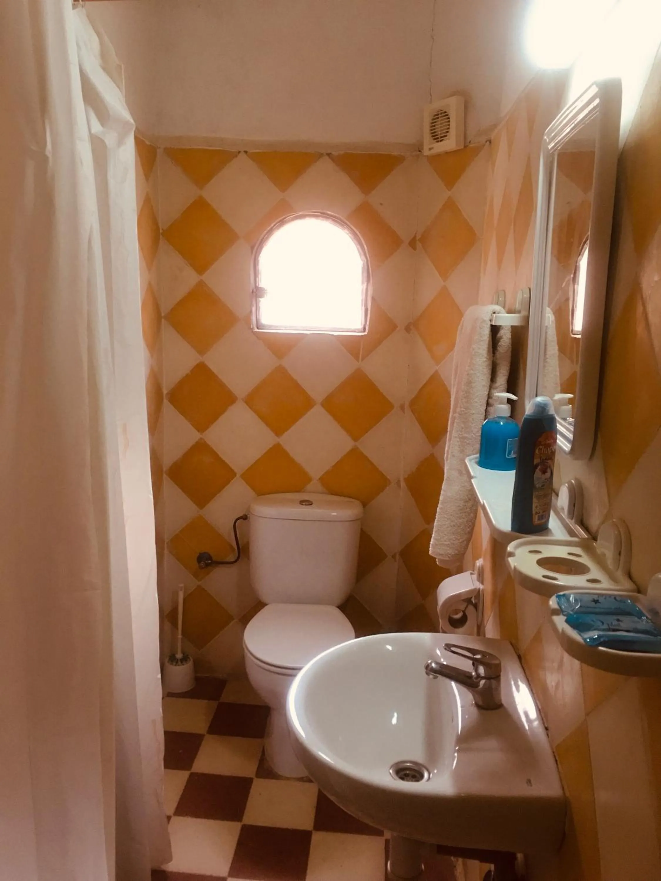 Bathroom in Hôtel panoramique de la vallée