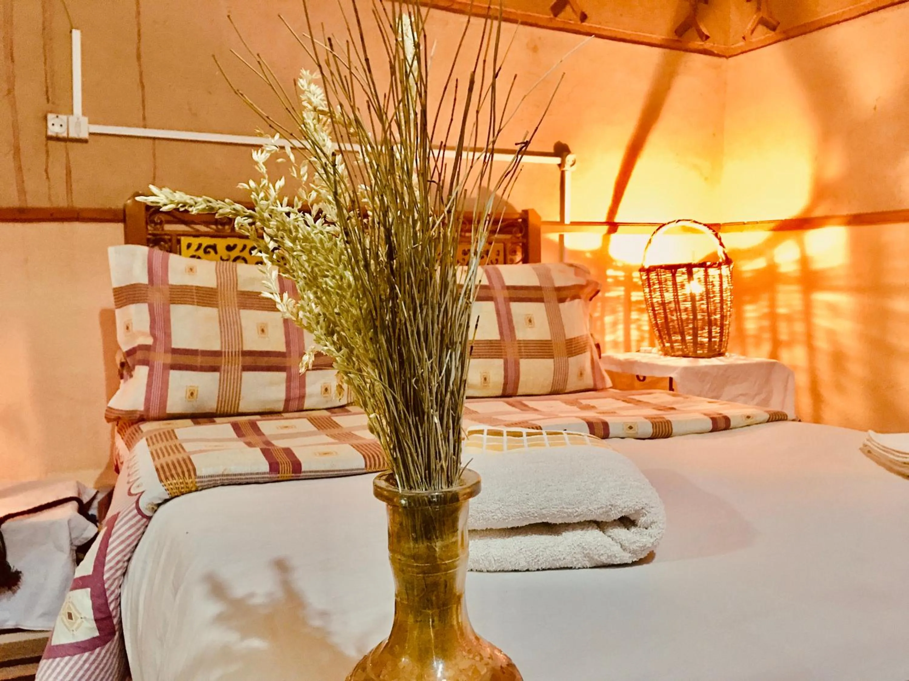 Bed in Hôtel panoramique de la vallée