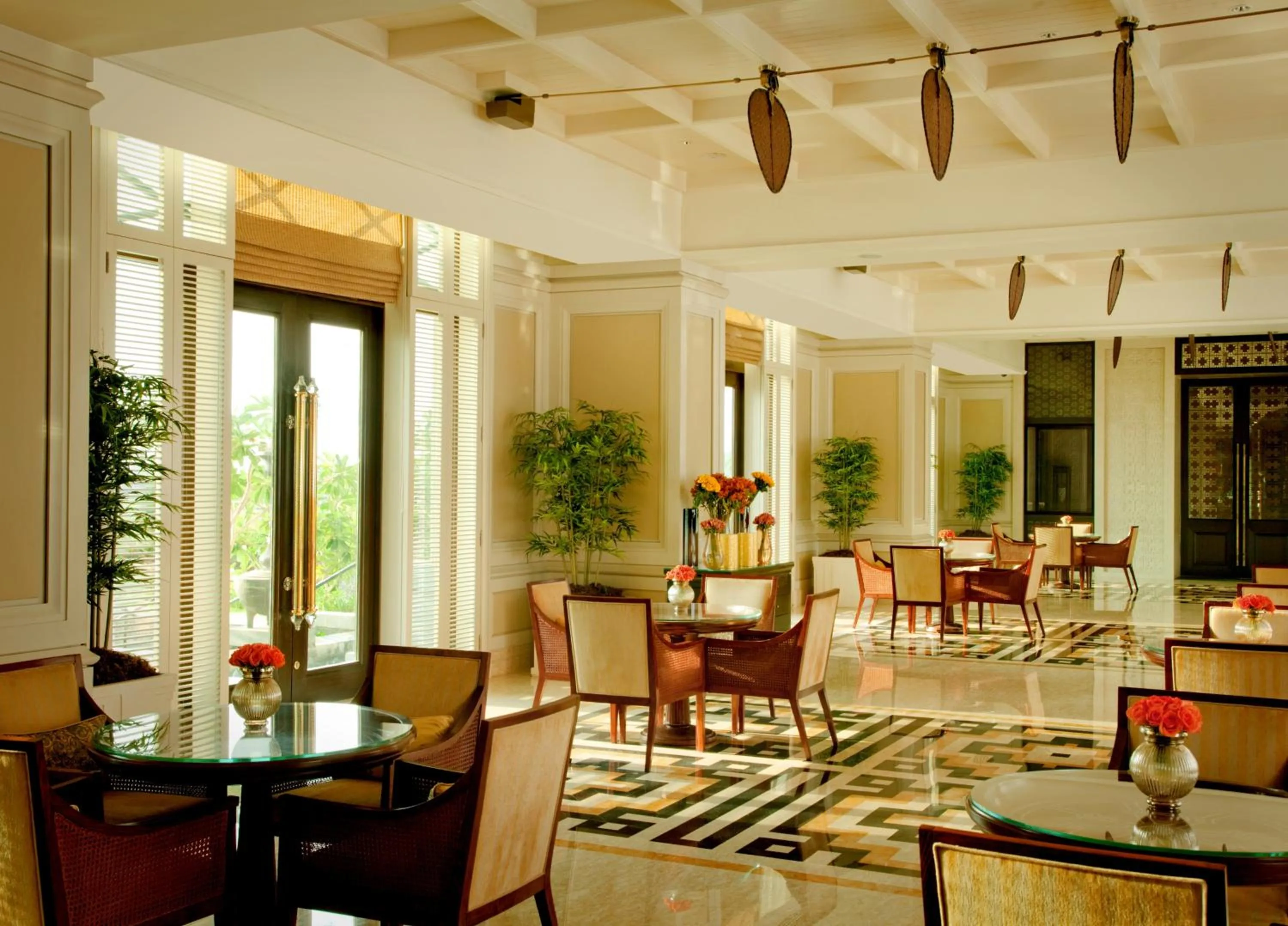Lobby or reception in The Leela Palace Chennai