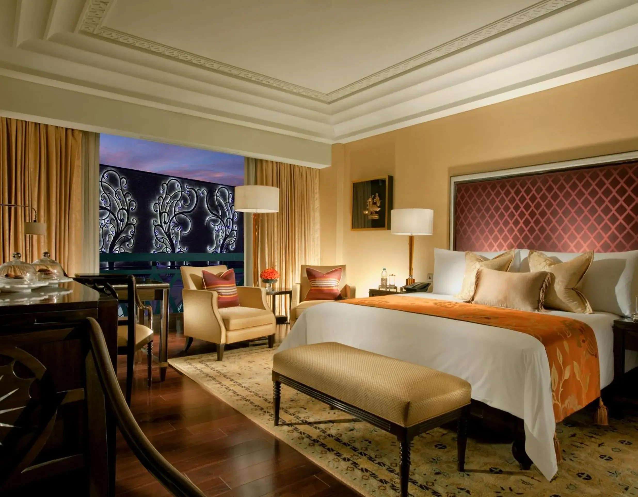 Deluxe Double or Twin Room with City View - single occupancy in The Leela Palace Chennai Deluxe Double or Twin Room with City View - single occupancy in The Leela Palace Chennai