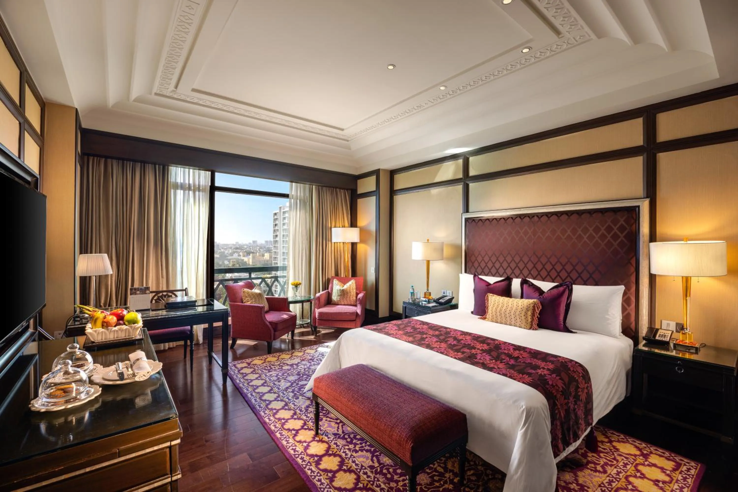 Bedroom, Bed in The Leela Palace Chennai