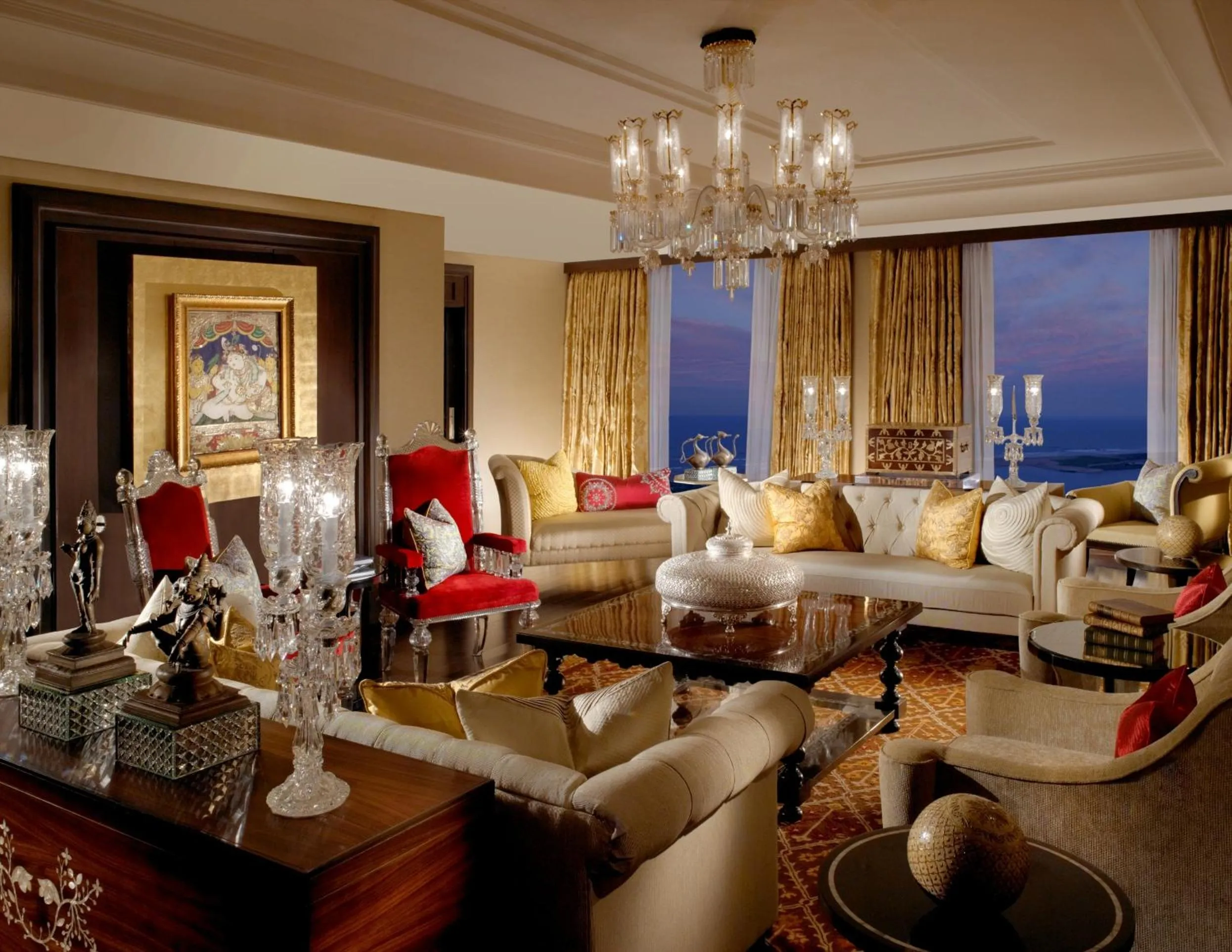 Living room in The Leela Palace Chennai
