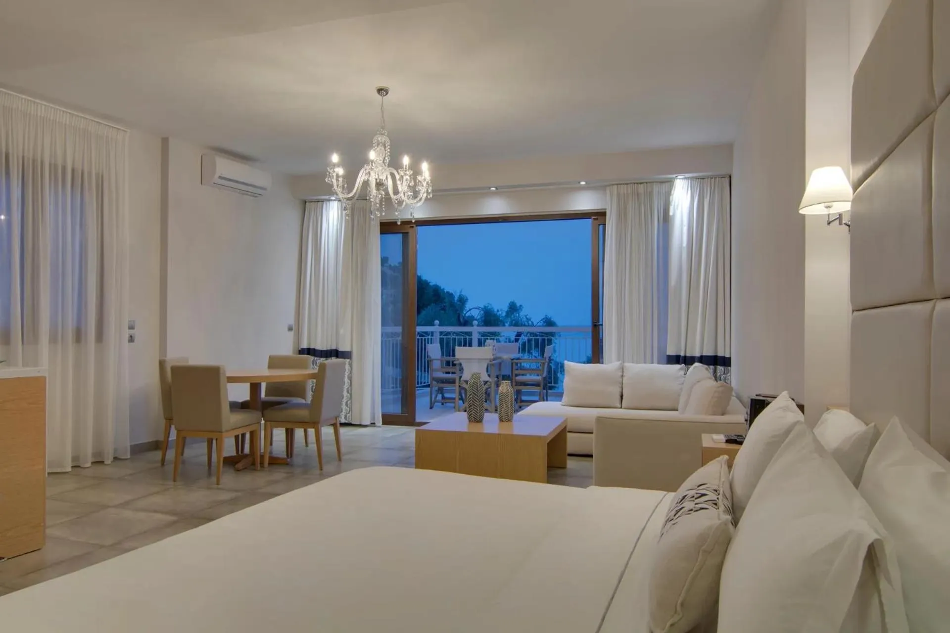 Bed in Valtos Beach Hotel