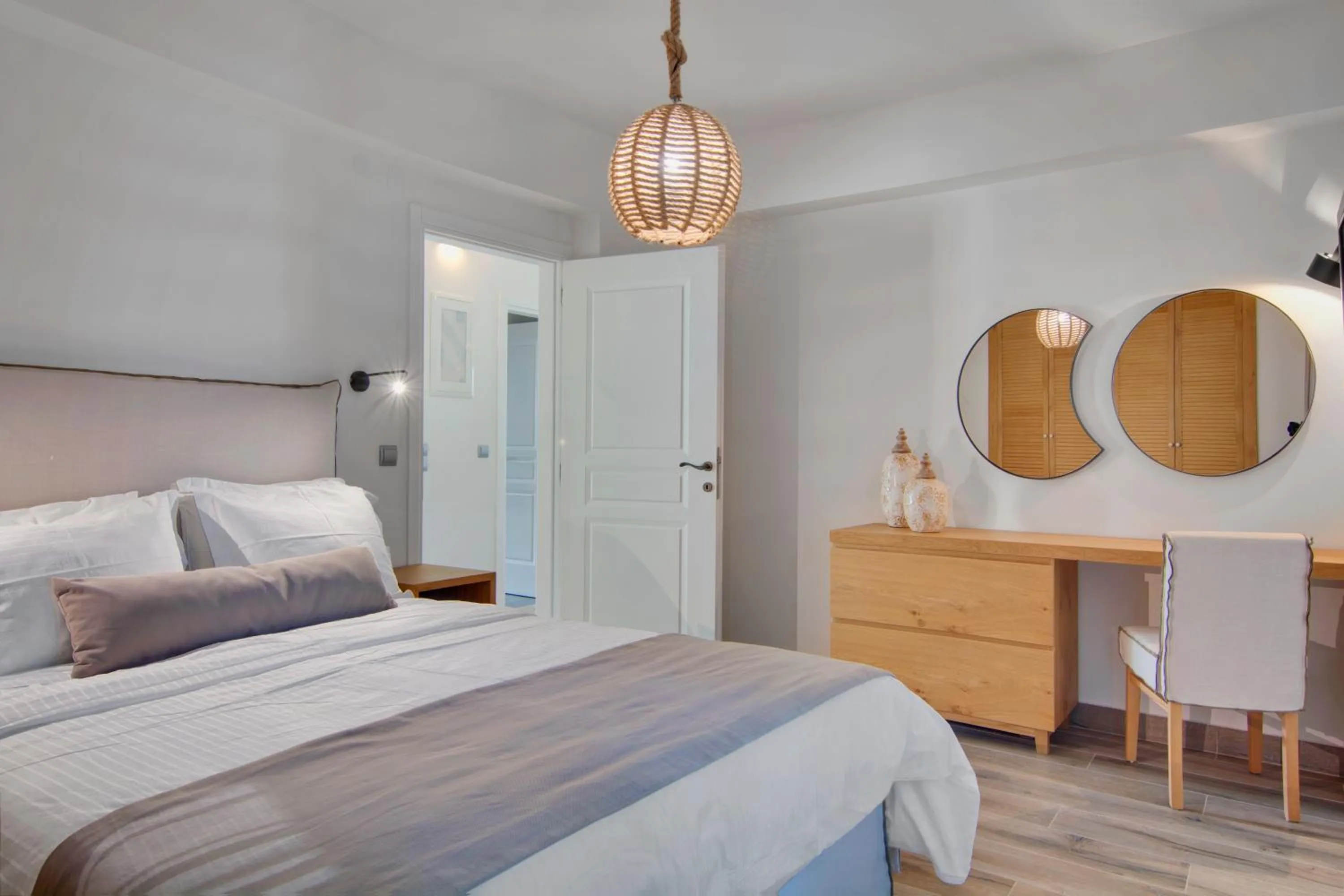 Bed in Valtos Beach Hotel