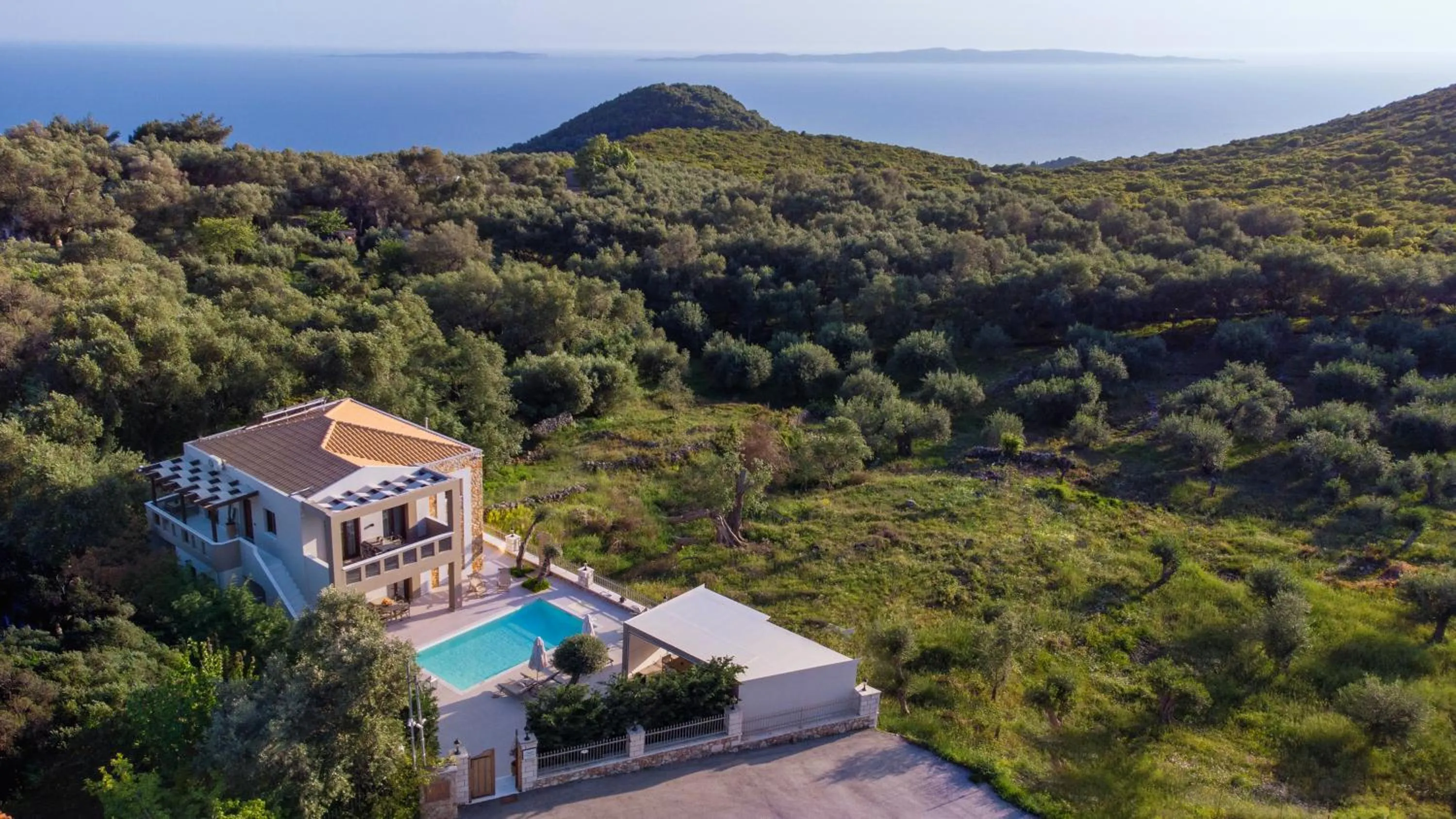 Bird's eye view in Valtos Beach Hotel