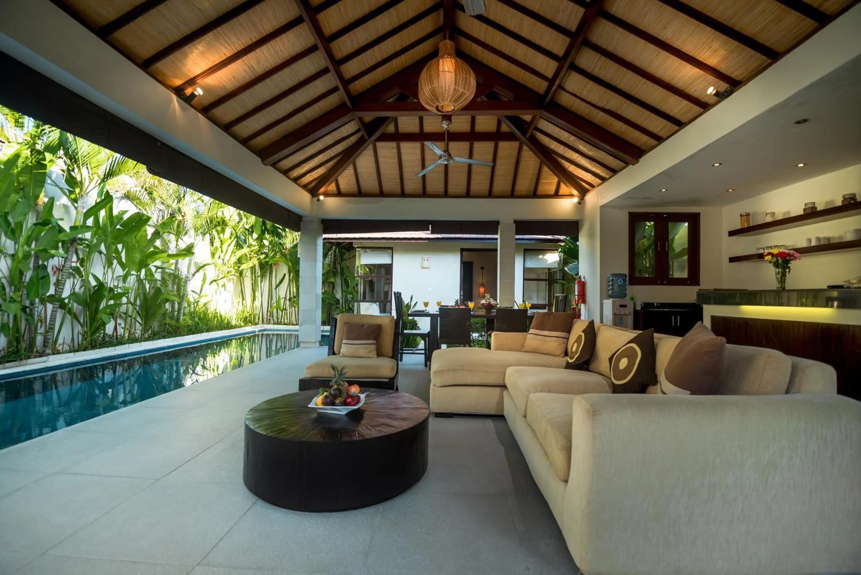 Living room in Arama Riverside 5 Bedrooms by Villas Direct Bali