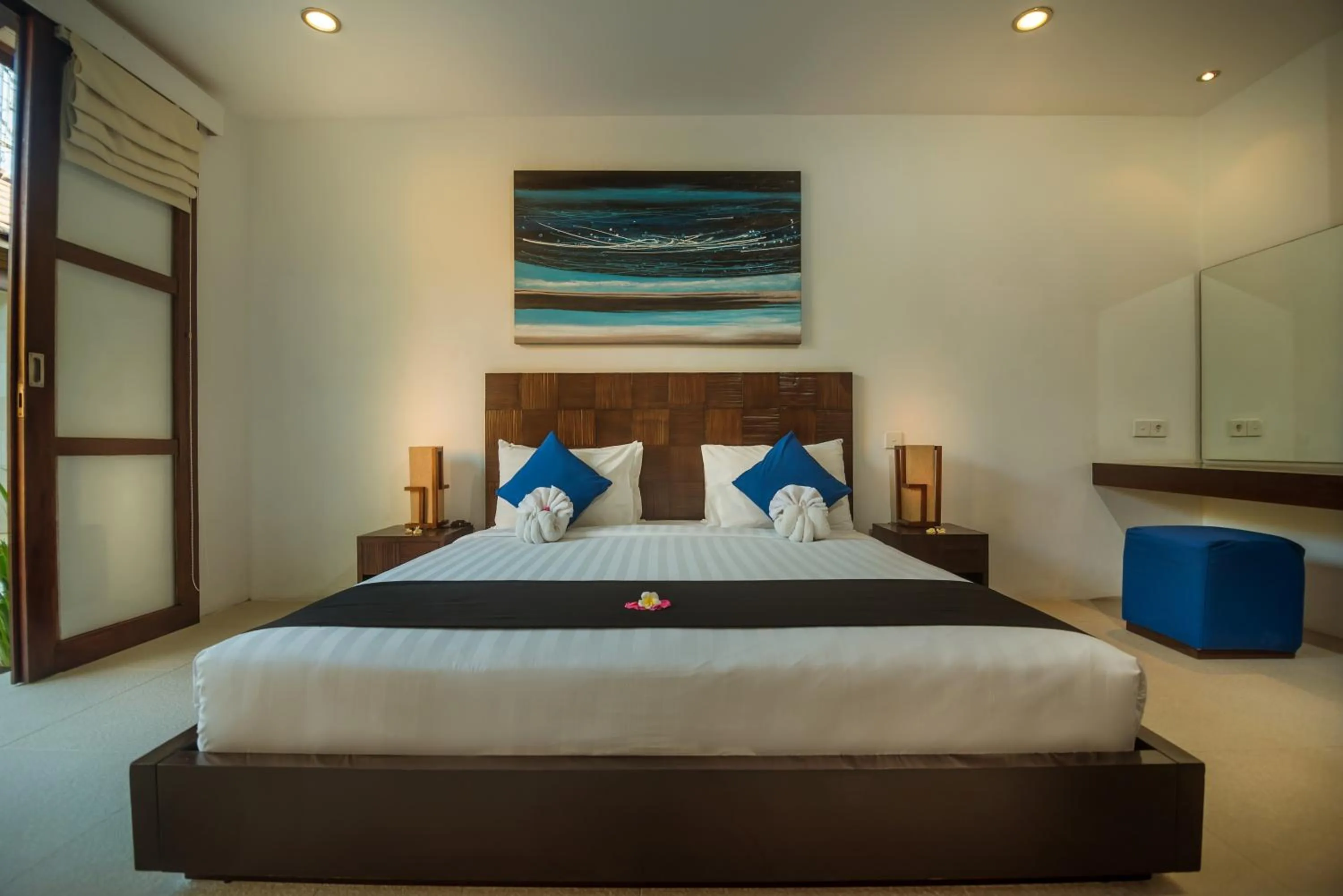 Photo of the whole room, Bed in Arama Riverside 5 Bedrooms by Villas Direct Bali