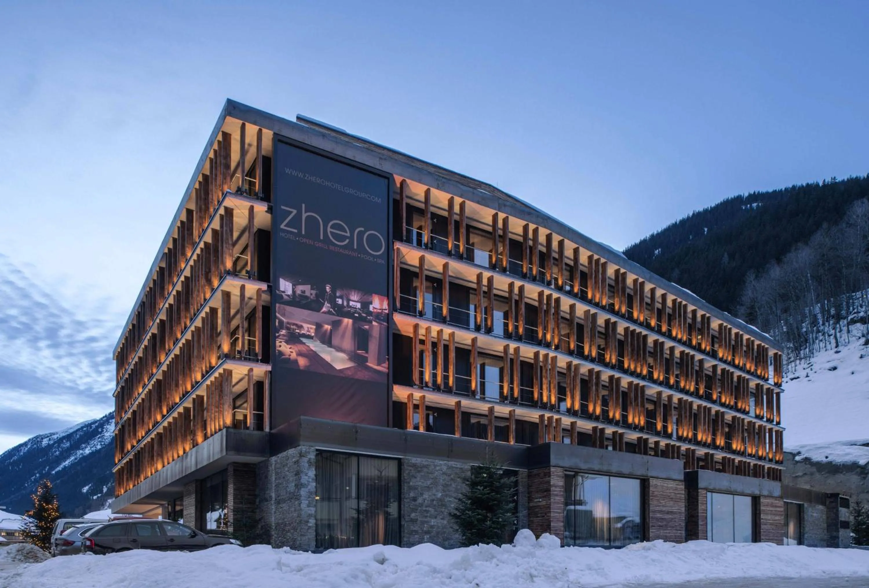 Facade/entrance in Hotel Zhero – Ischgl/Kappl