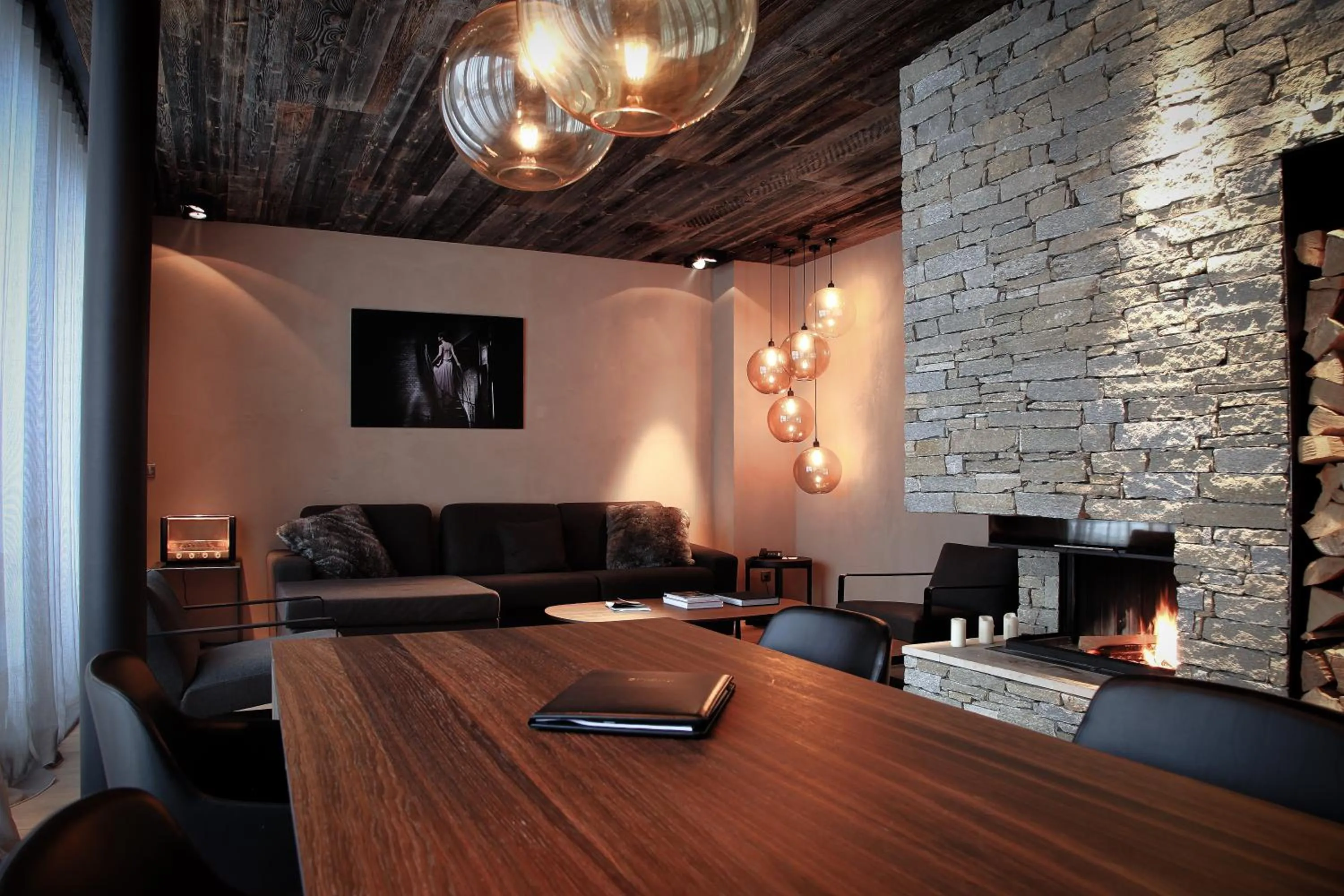 Living room in Hotel Zhero – Ischgl/Kappl