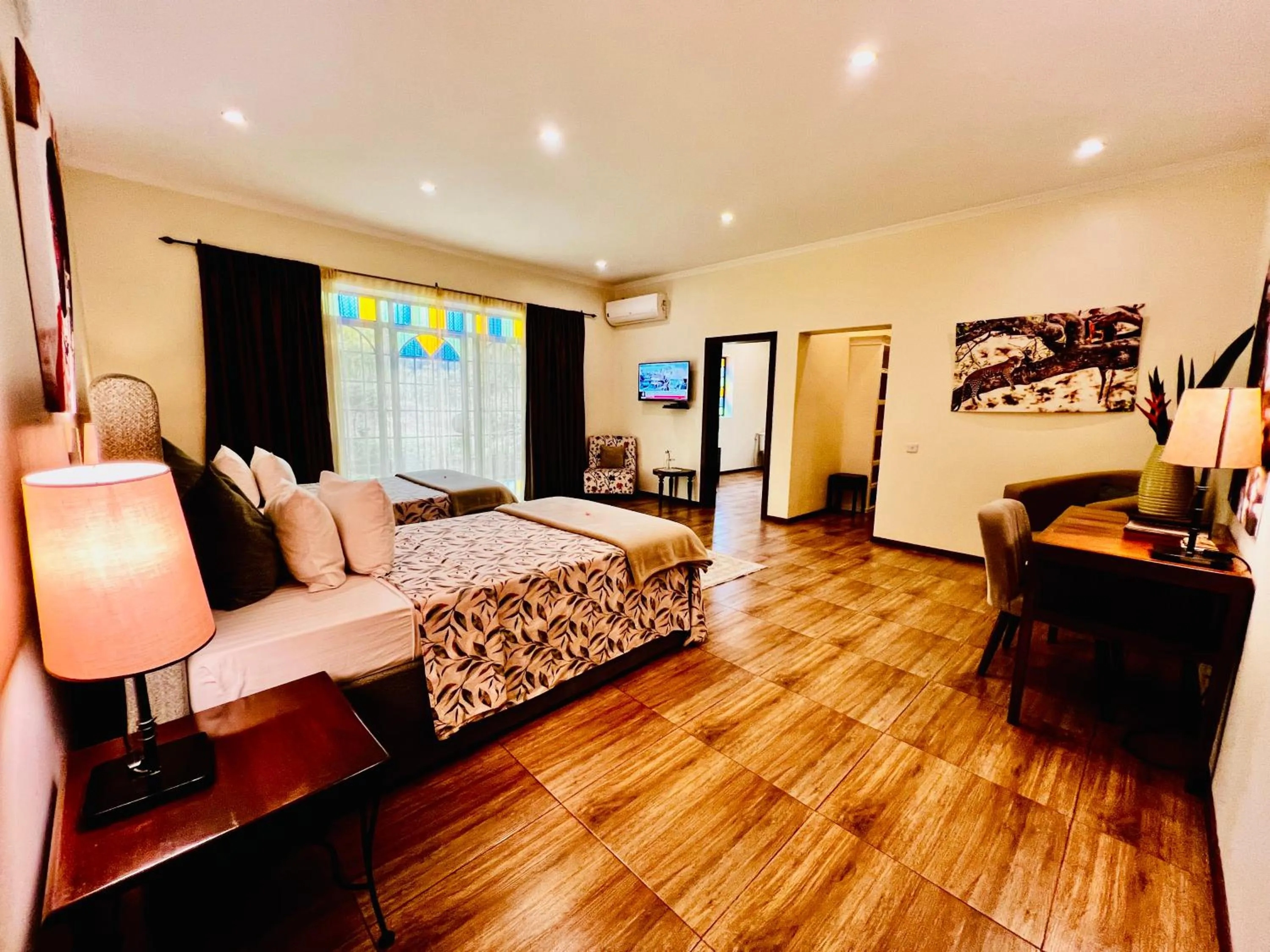 Bedroom, Bed in Pink Flamingo Boutique Hotel