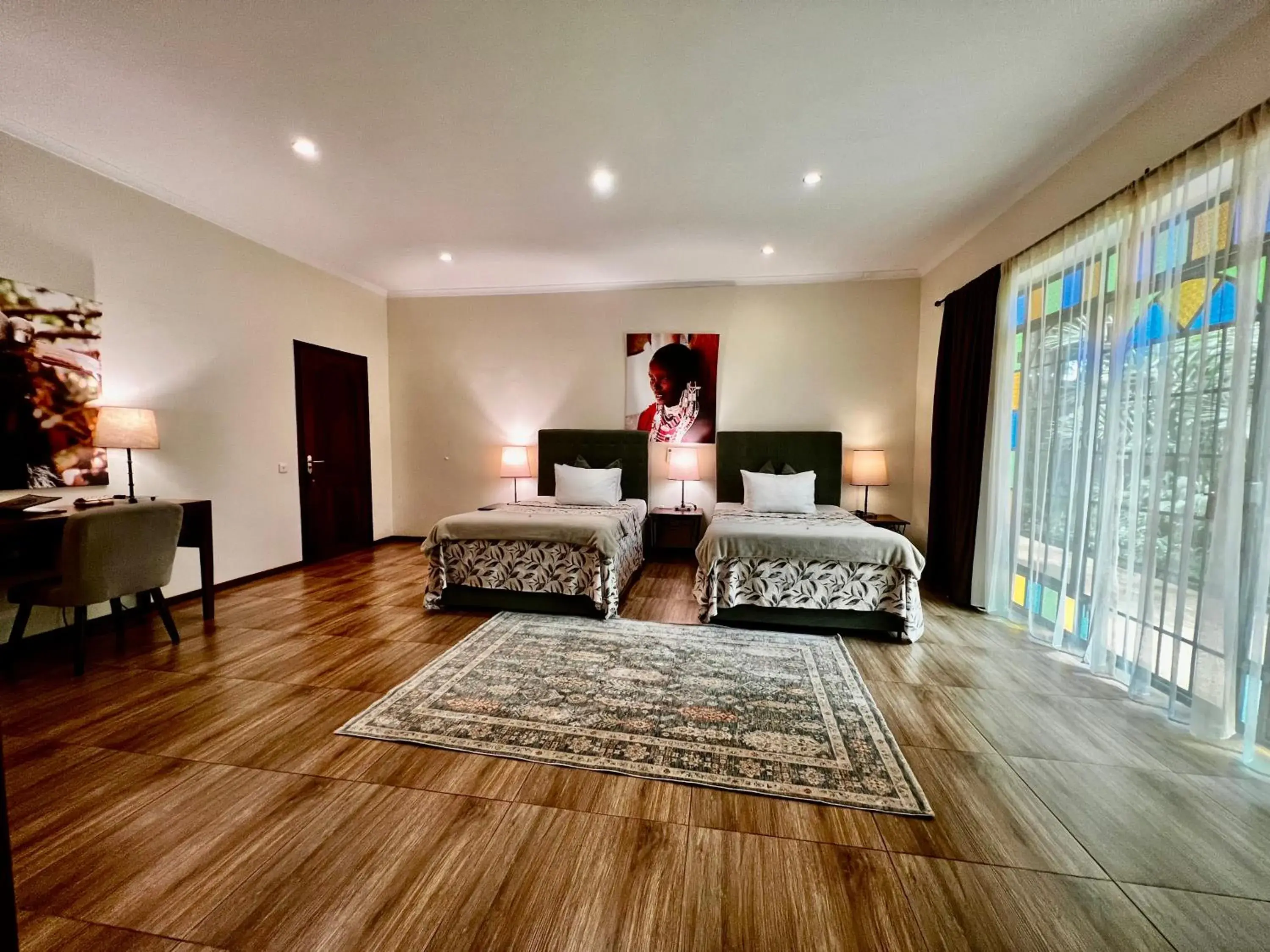 Deluxe Twin Room in Pink Flamingo Boutique Hotel Deluxe Twin Room in Pink Flamingo Boutique Hotel