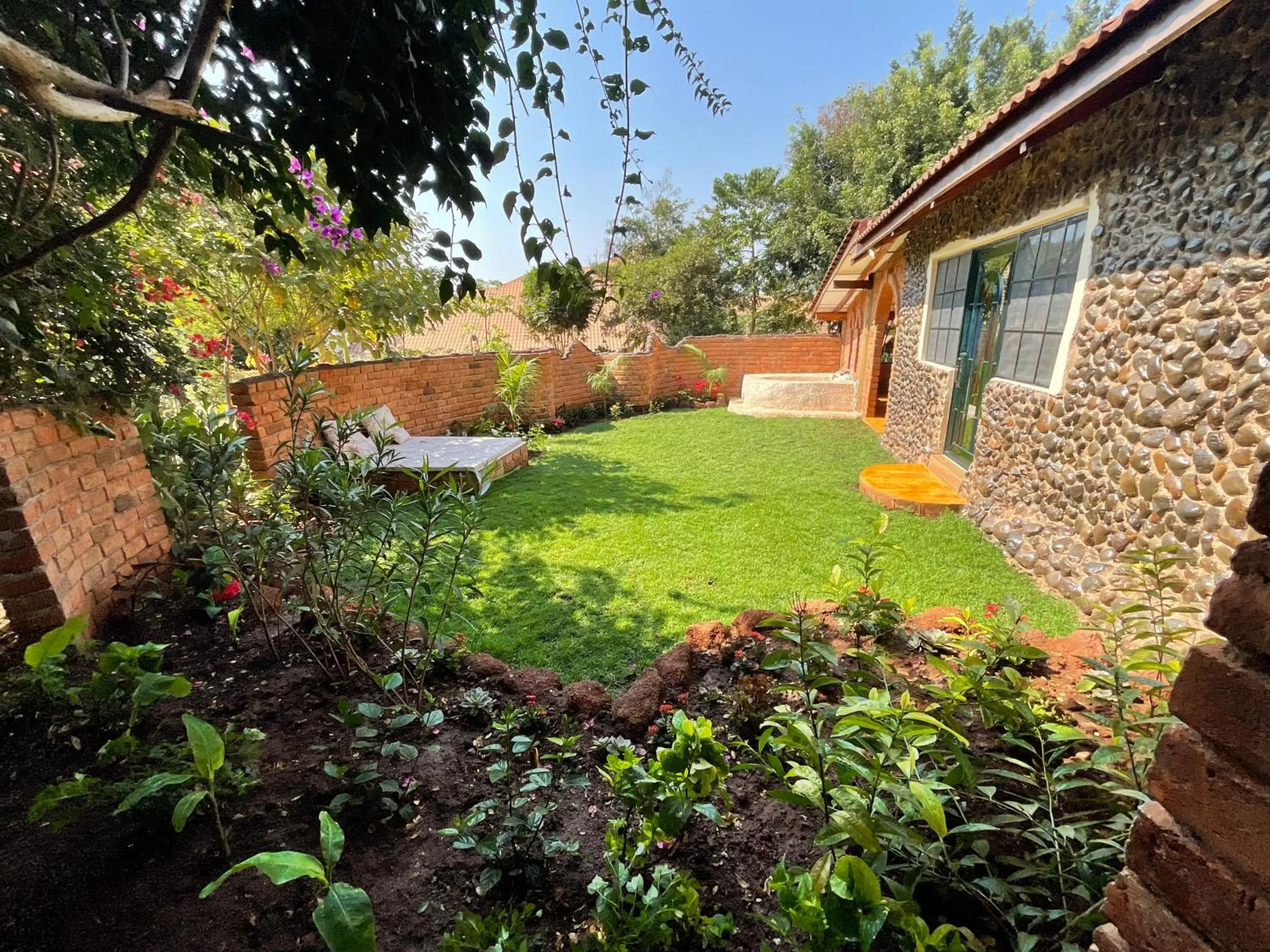 Garden in Pink Flamingo Boutique Hotel