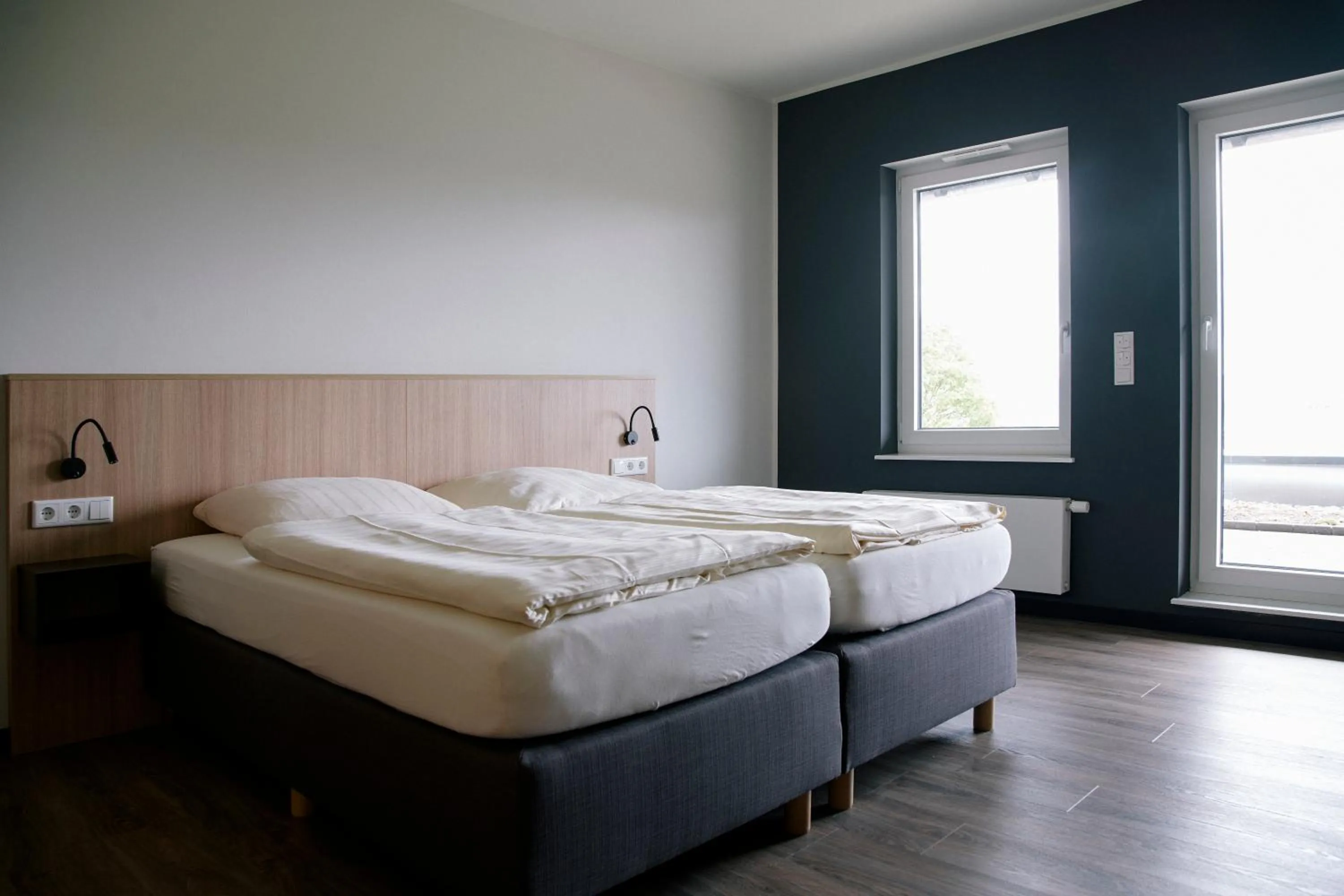 Bed in FETZ DAS LORELEY HOTEL