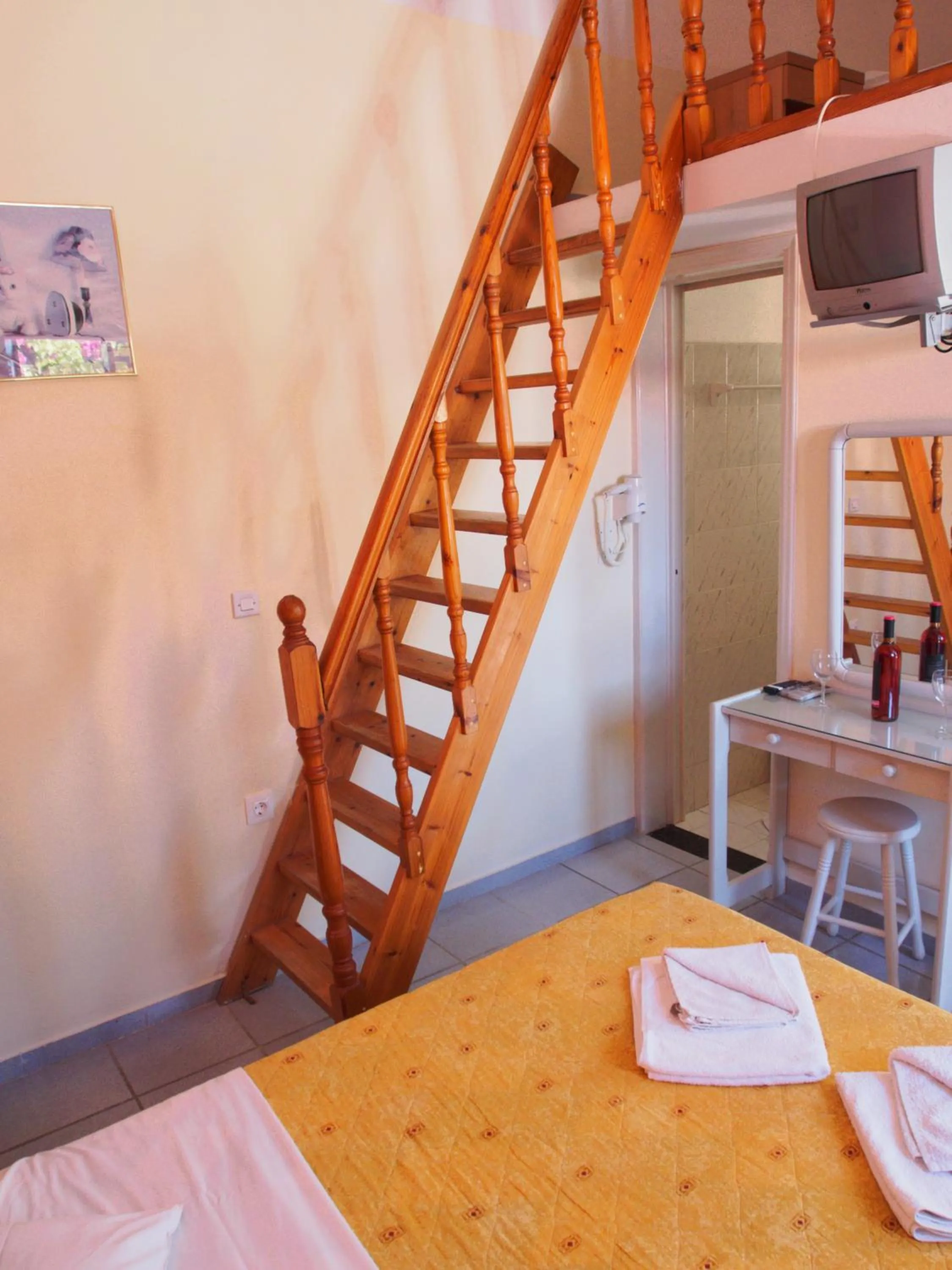 Bedroom, Bed in Villa Markos