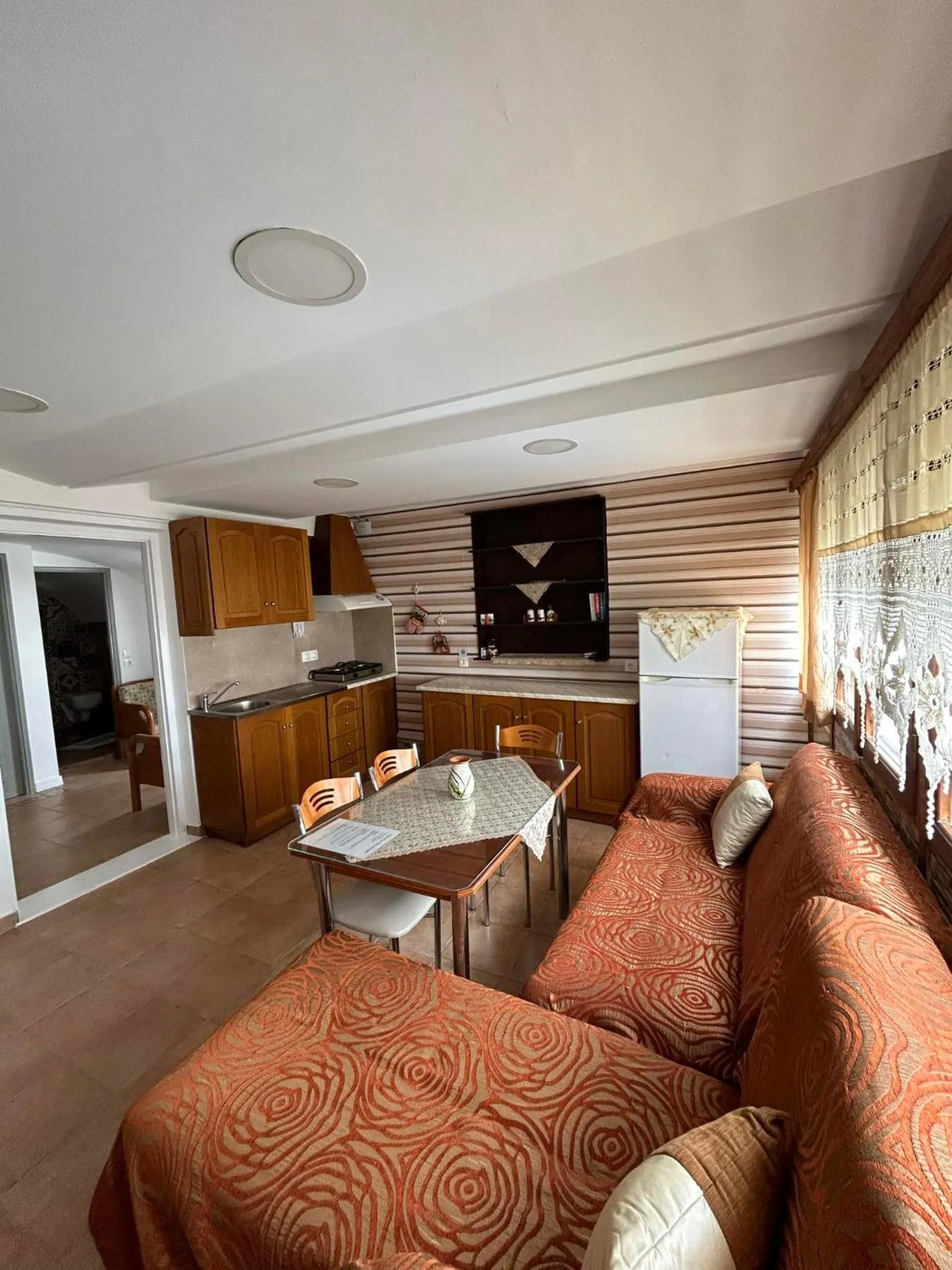 Seating area in Villa Markos