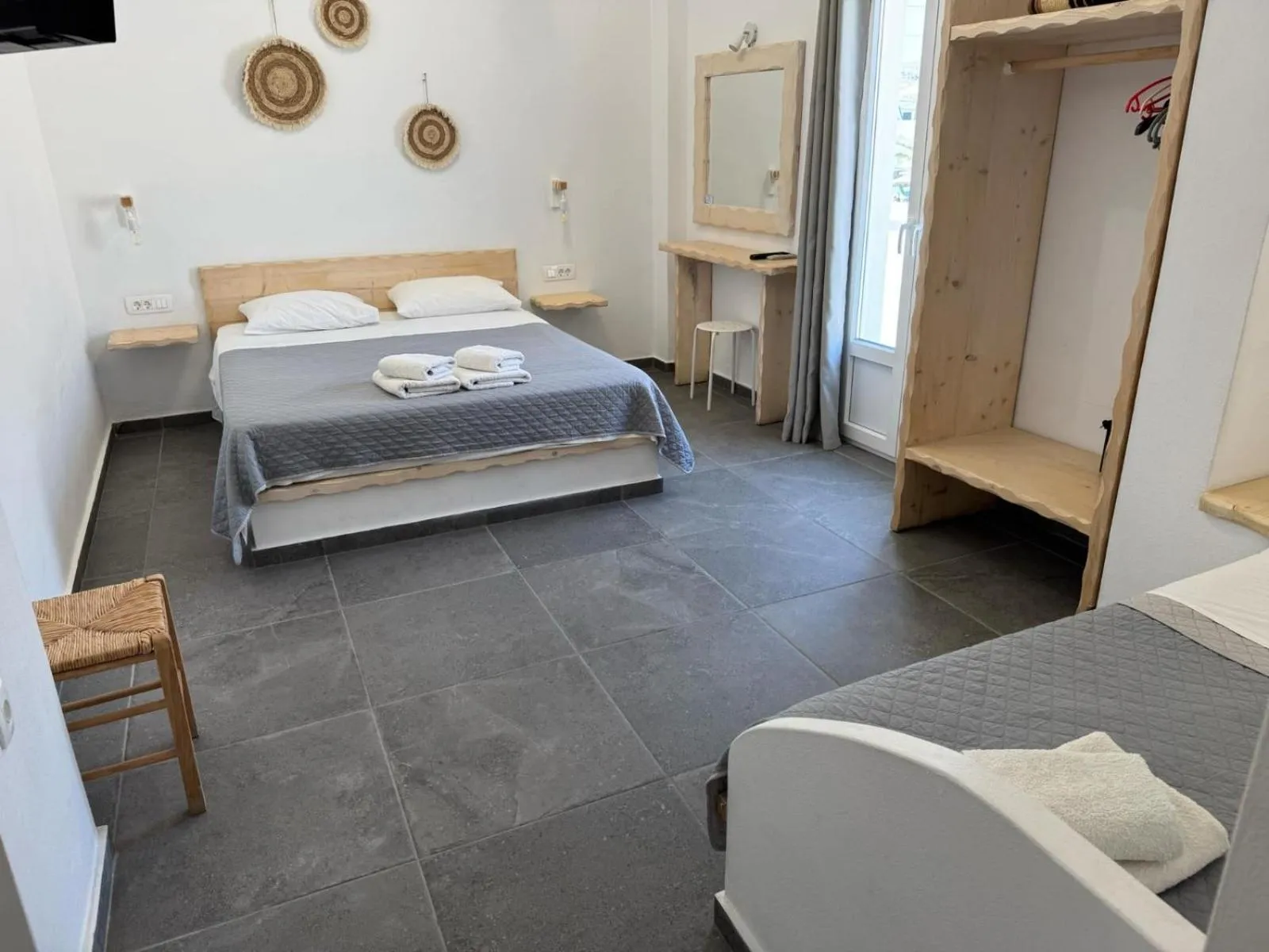 Decorative detail, Bed in Villa Markos