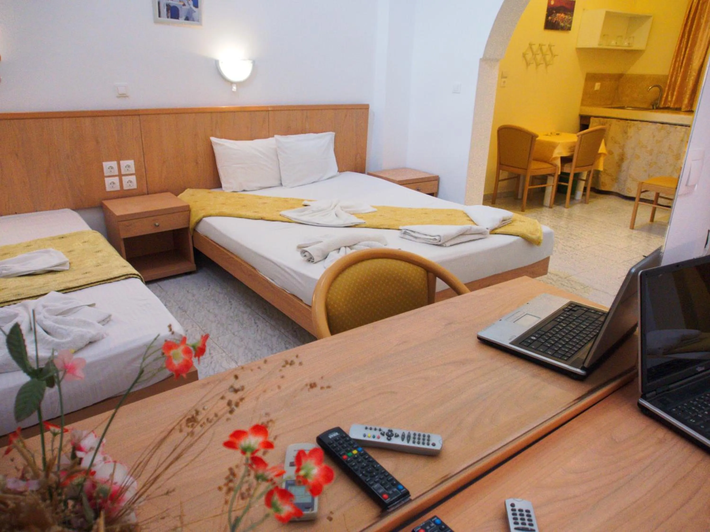 Bedroom, Bed in Villa Markos