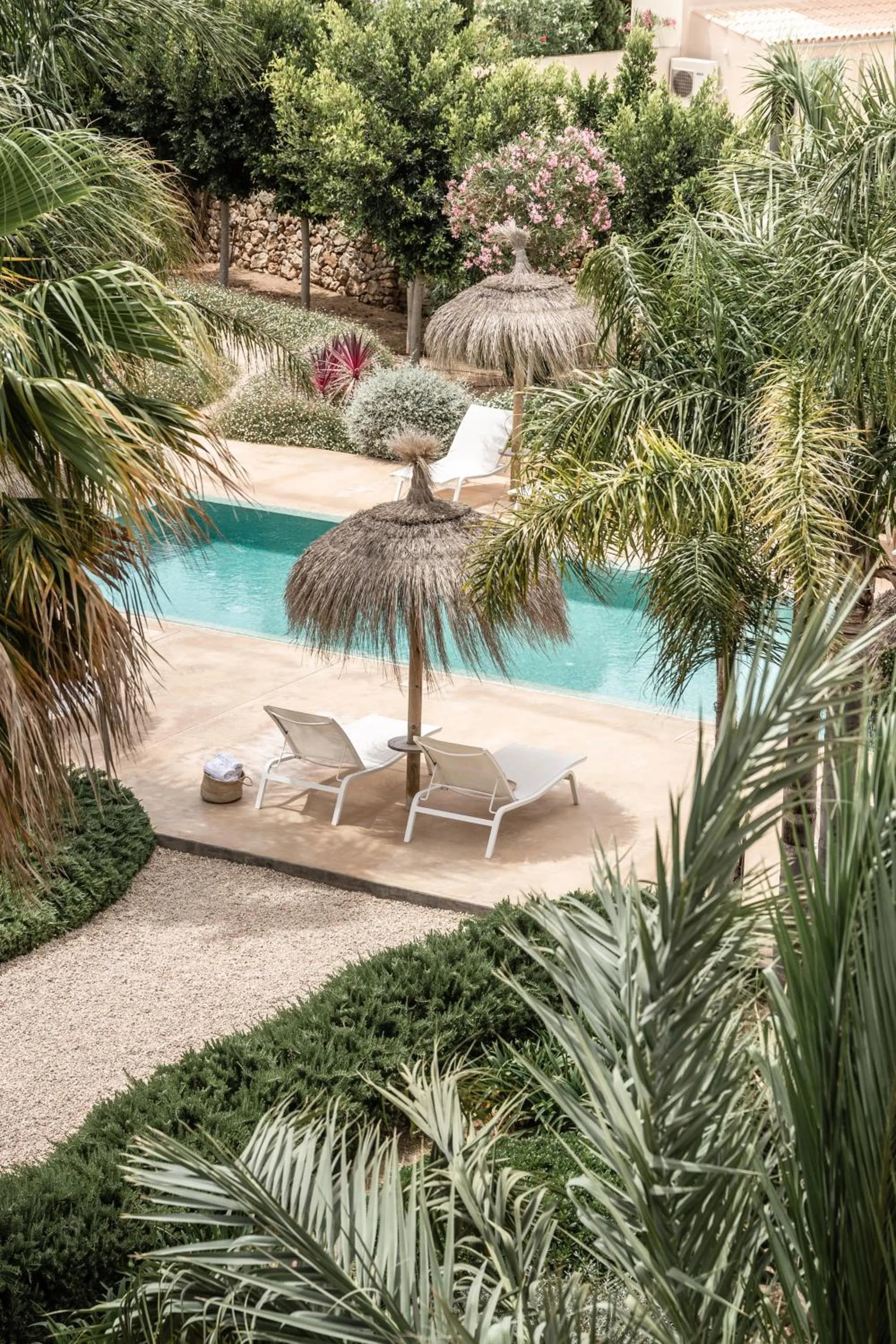 Garden view in Can Sull