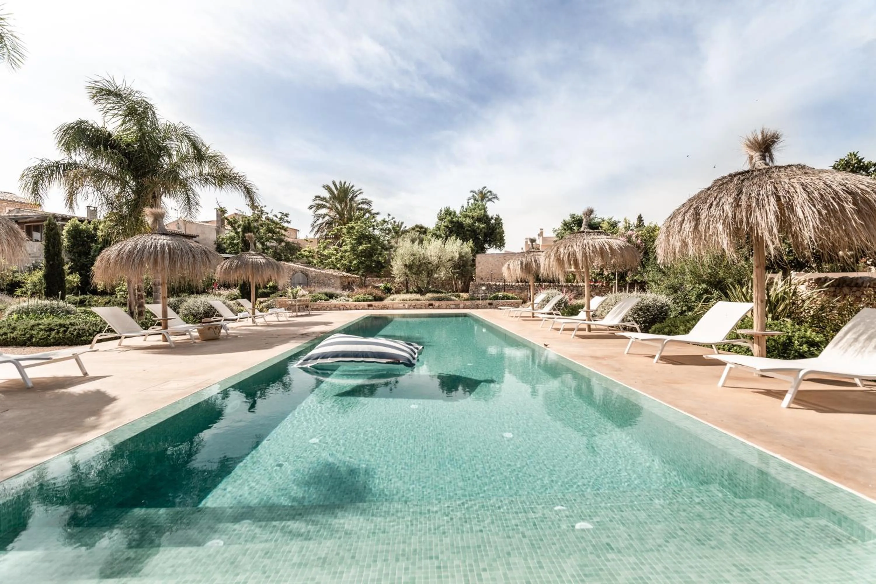 Garden view in Can Sull