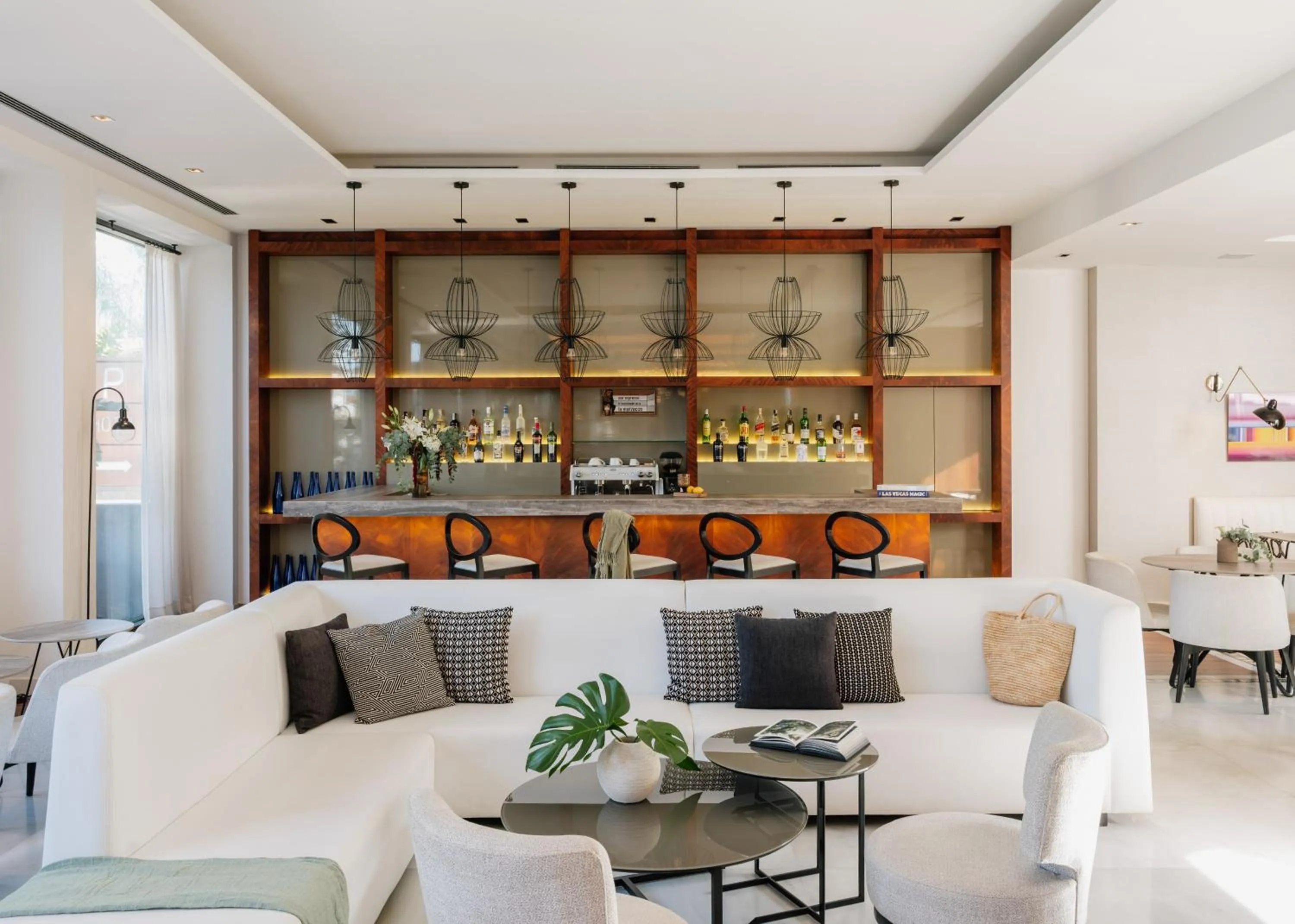 Living room in MIM Sitges Member of Melia Collection