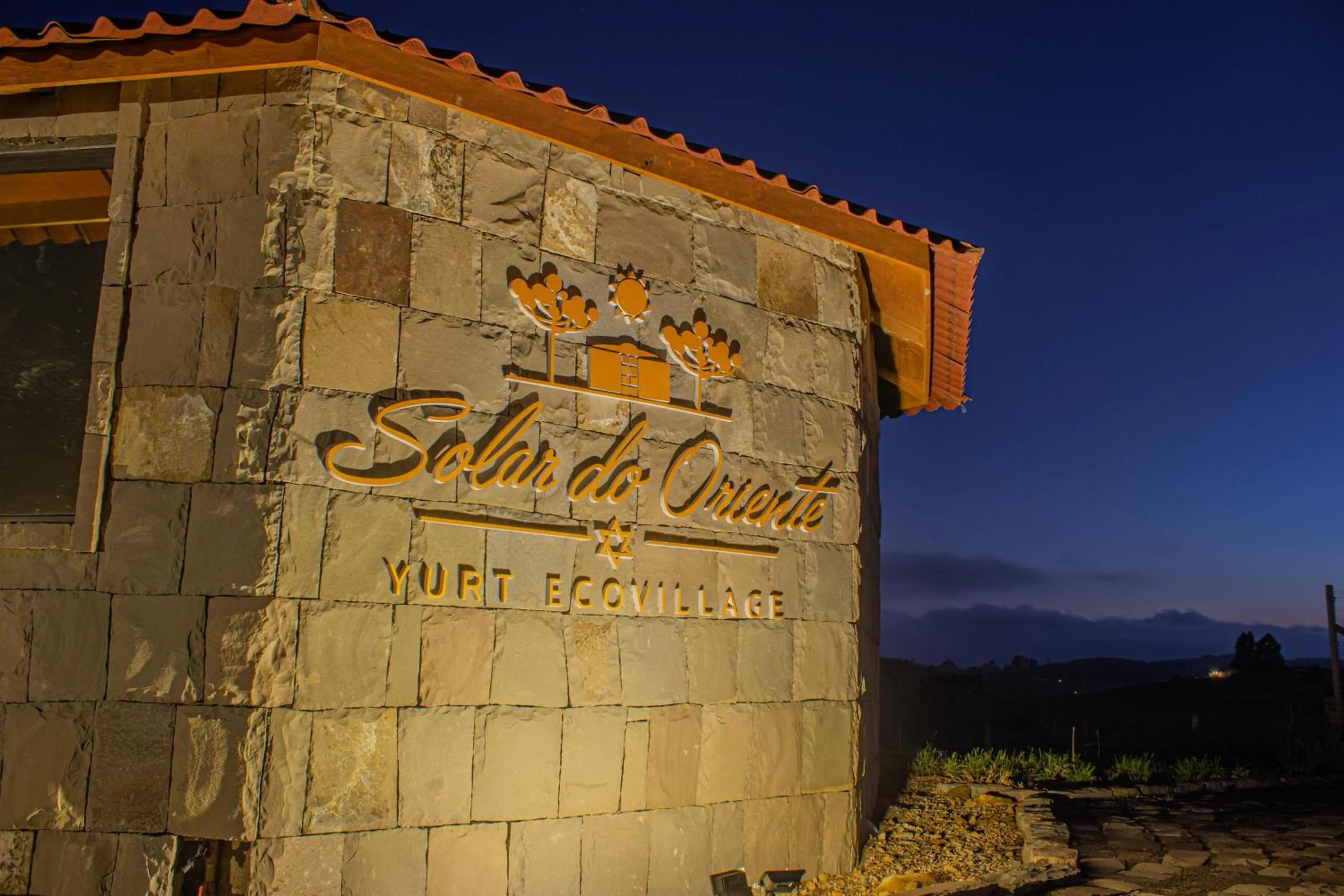 Facade/entrance in Solar do Oriente - Yurt Ecovillage
