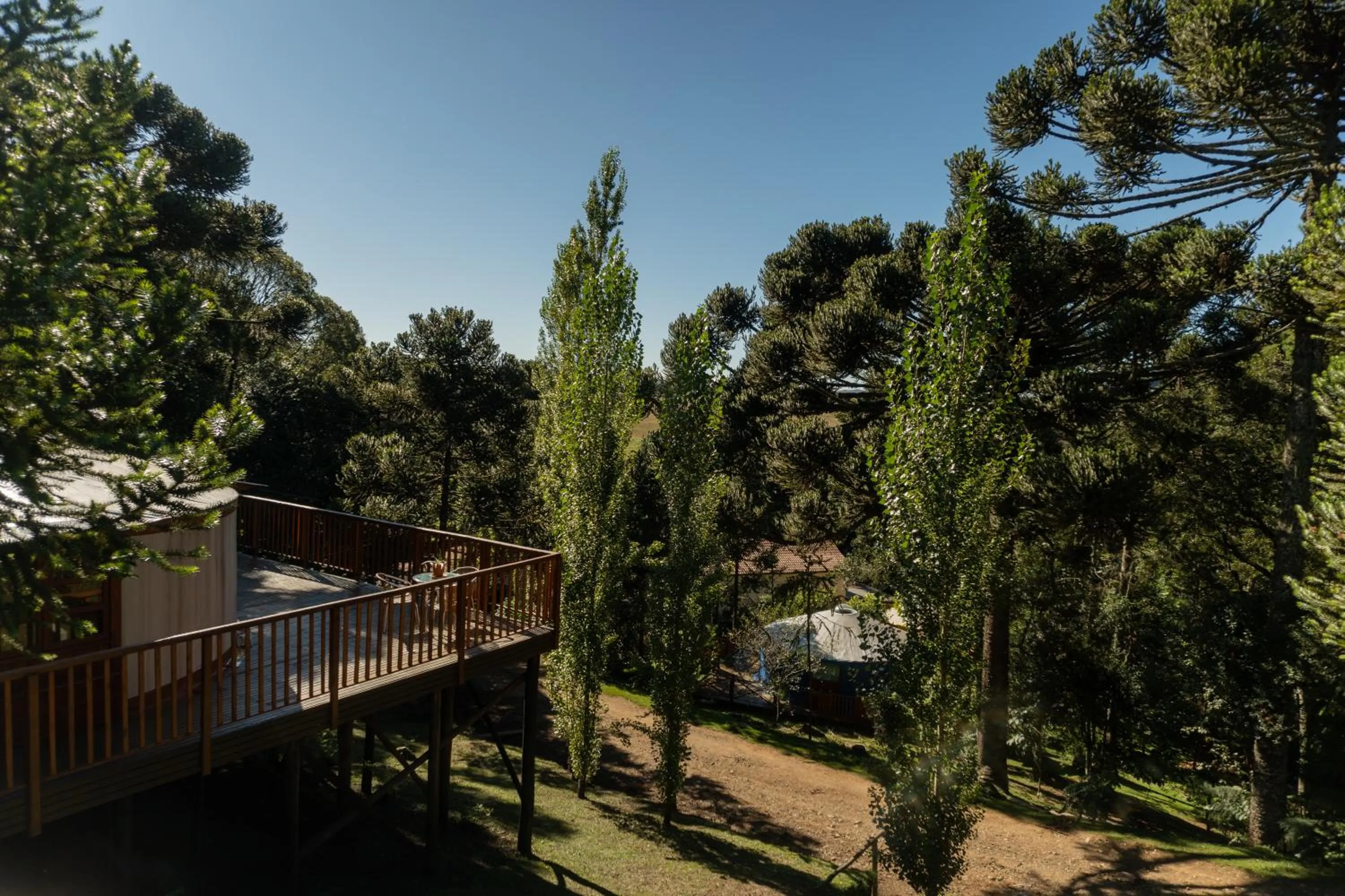Balcony/Terrace in Solar do Oriente - Yurt Ecovillage