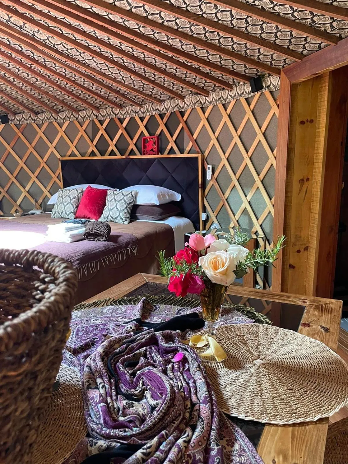 Bed in Solar do Oriente - Yurt Ecovillage
