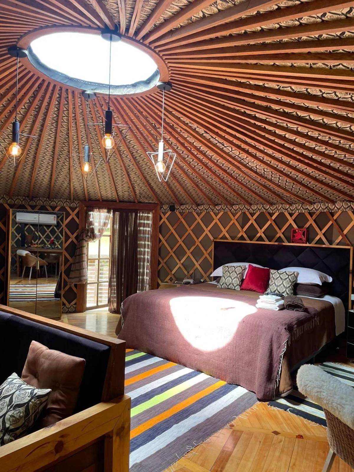 Bed in Solar do Oriente - Yurt Ecovillage