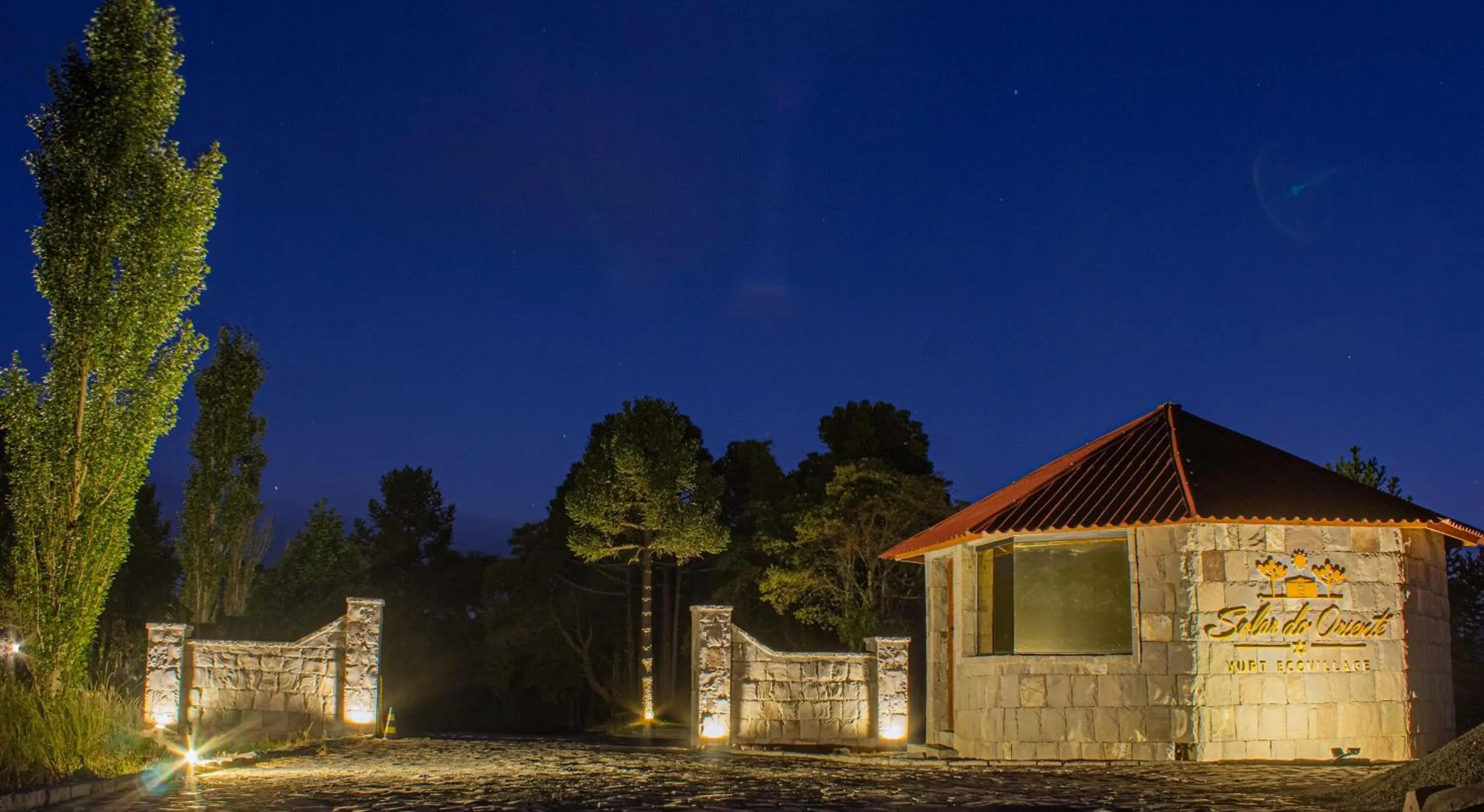 Facade/entrance in Solar do Oriente - Yurt Ecovillage