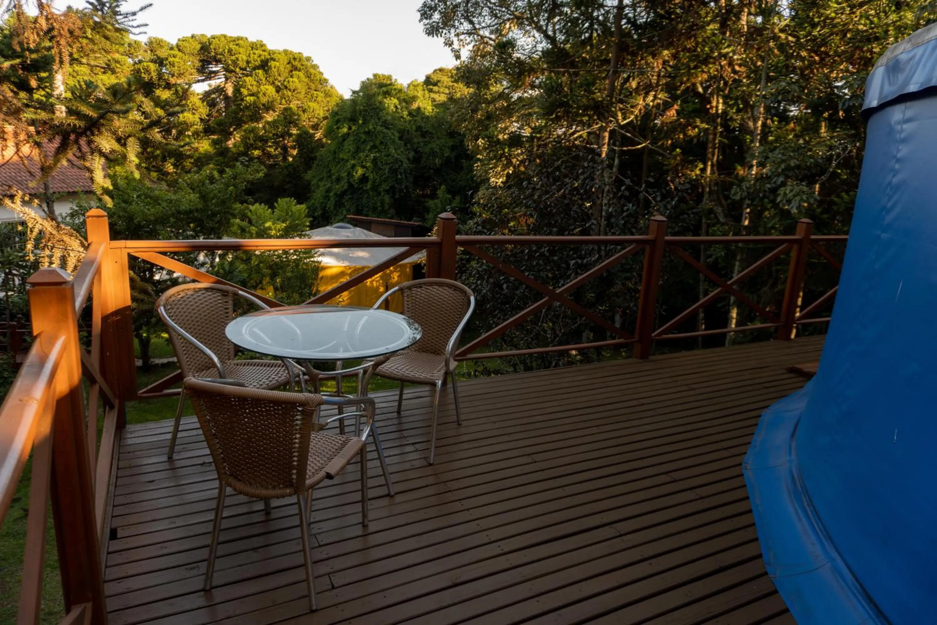 Balcony/Terrace in Solar do Oriente - Yurt Ecovillage