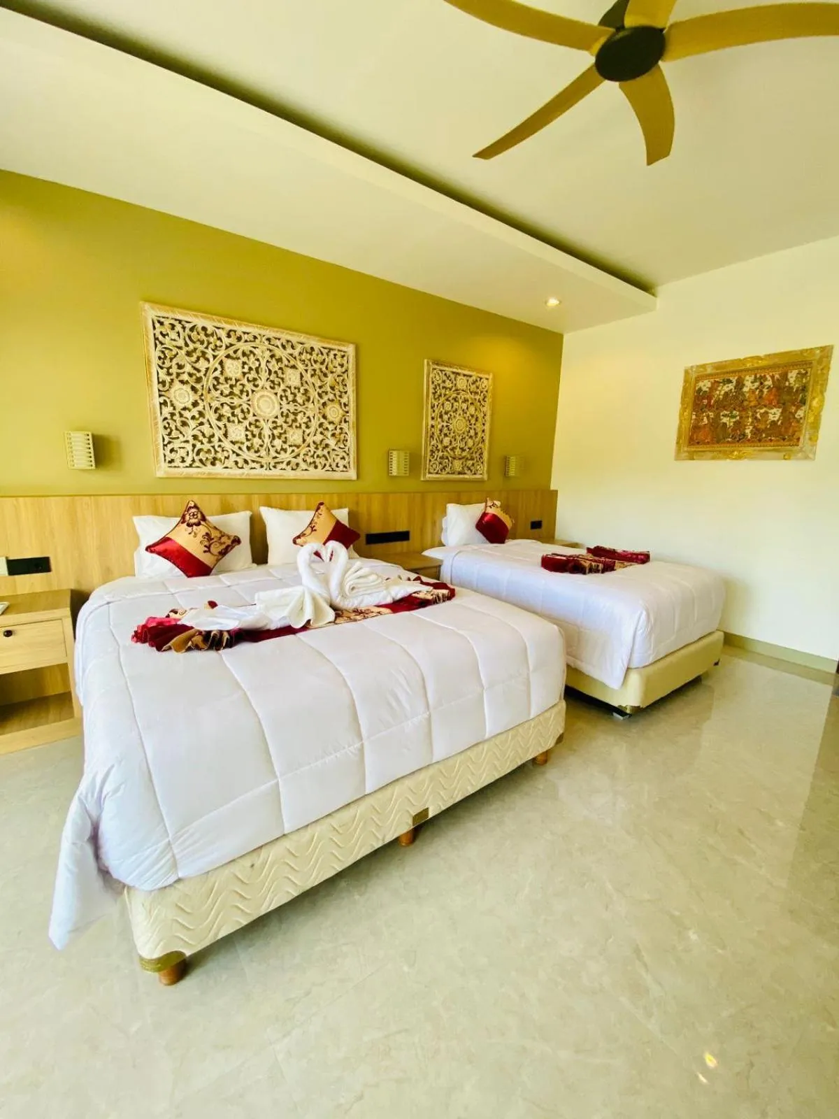 Bed in Solaluna Beach Homestay