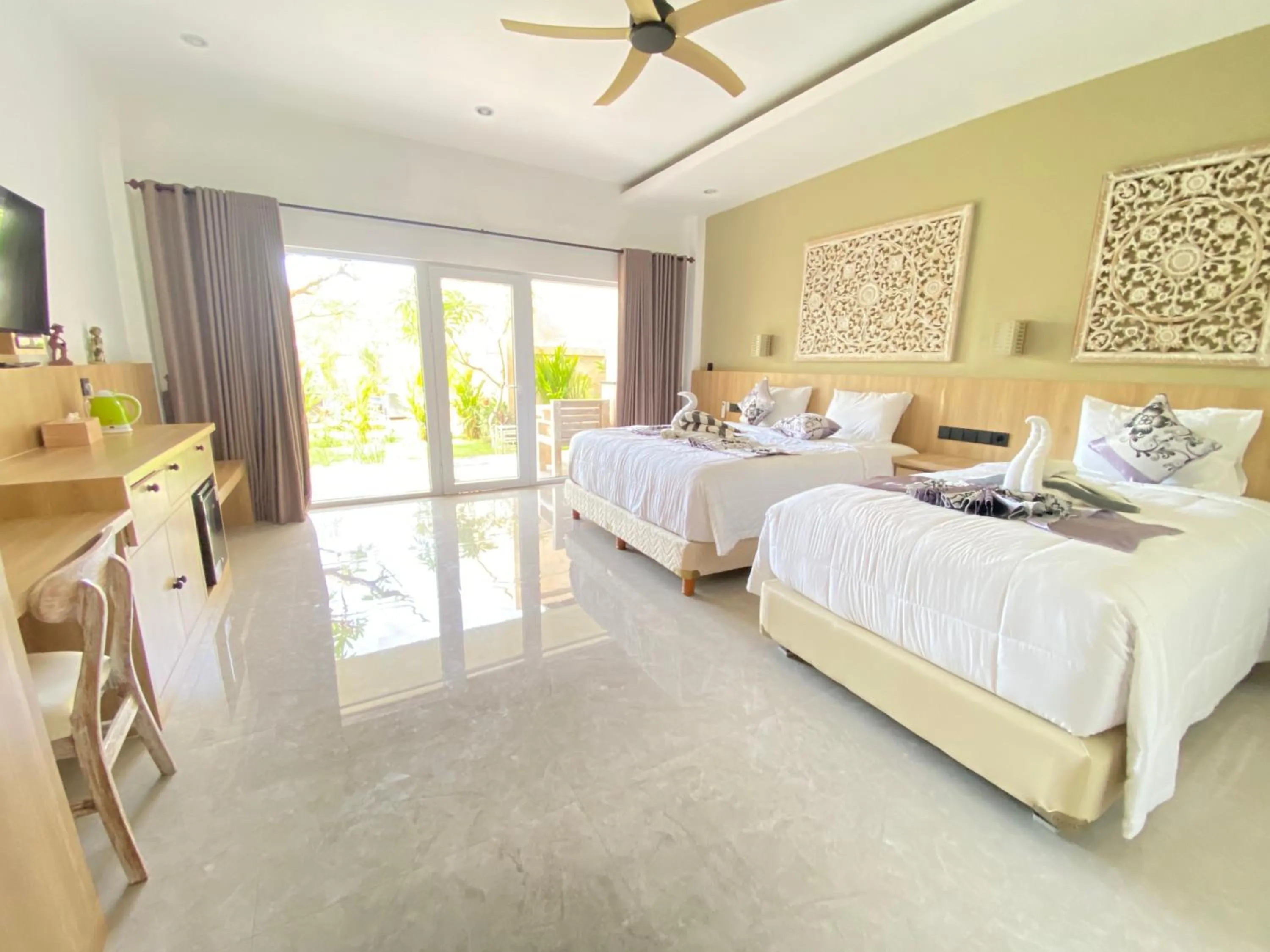Bed in Solaluna Beach Homestay