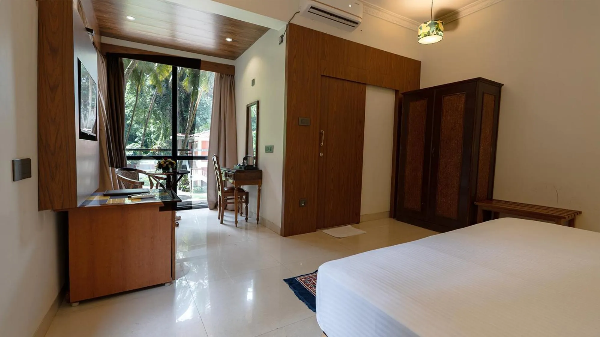 furniture, Bed in Bambolim Beach Resort