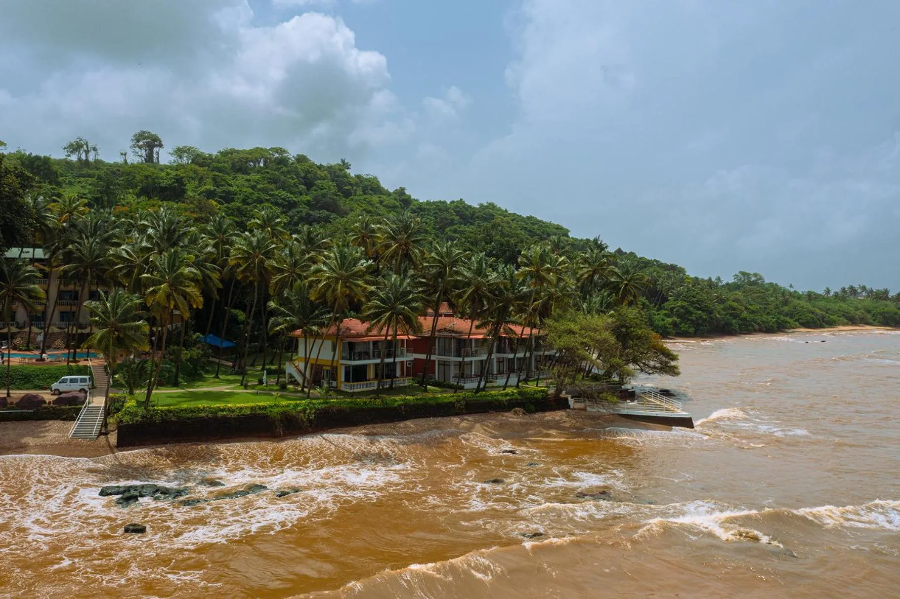 Bird's eye view in Bambolim Beach Resort