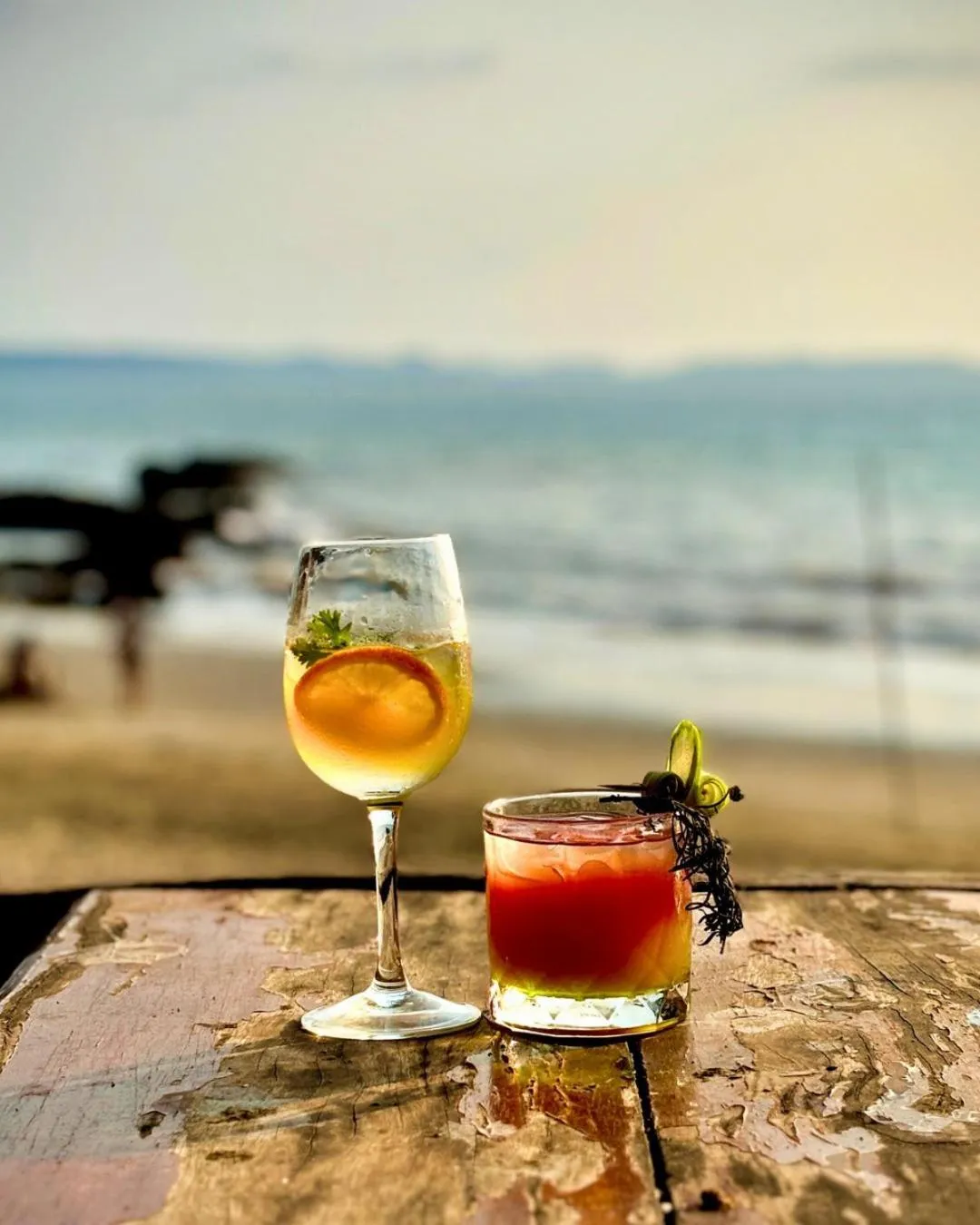 Drinks in Bambolim Beach Resort