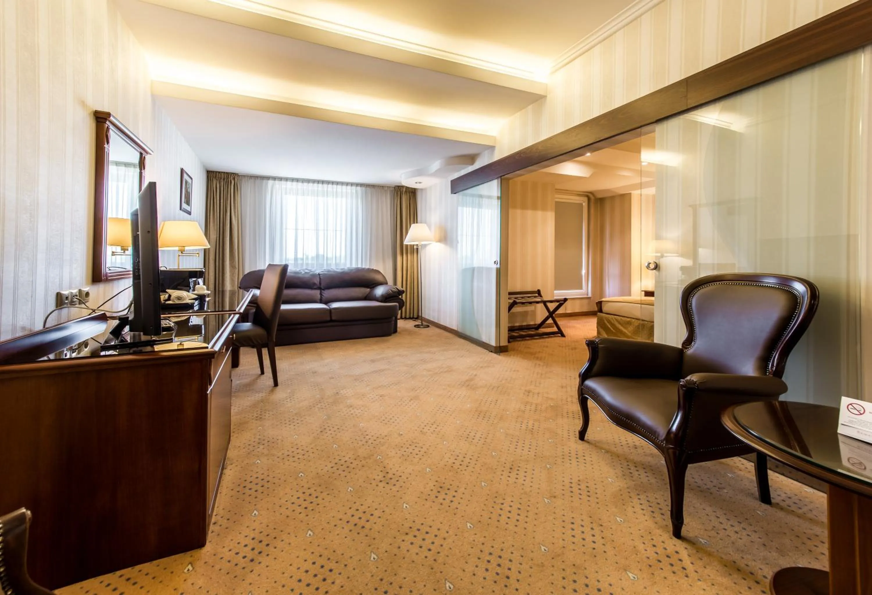 Bed in Ramada Hotel & Suites by Wyndham Bucharest North