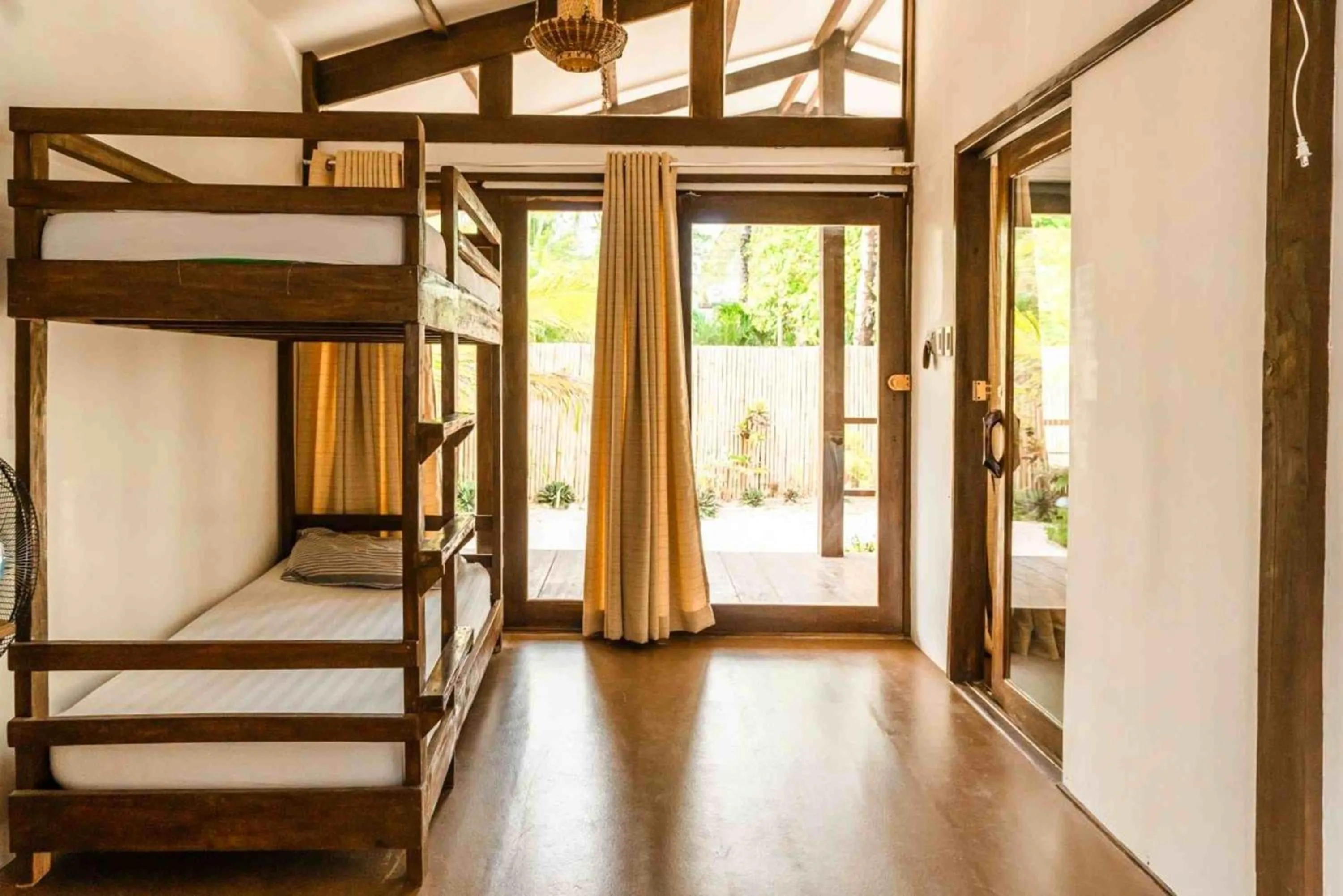 Bed in Romantic Beach Villas