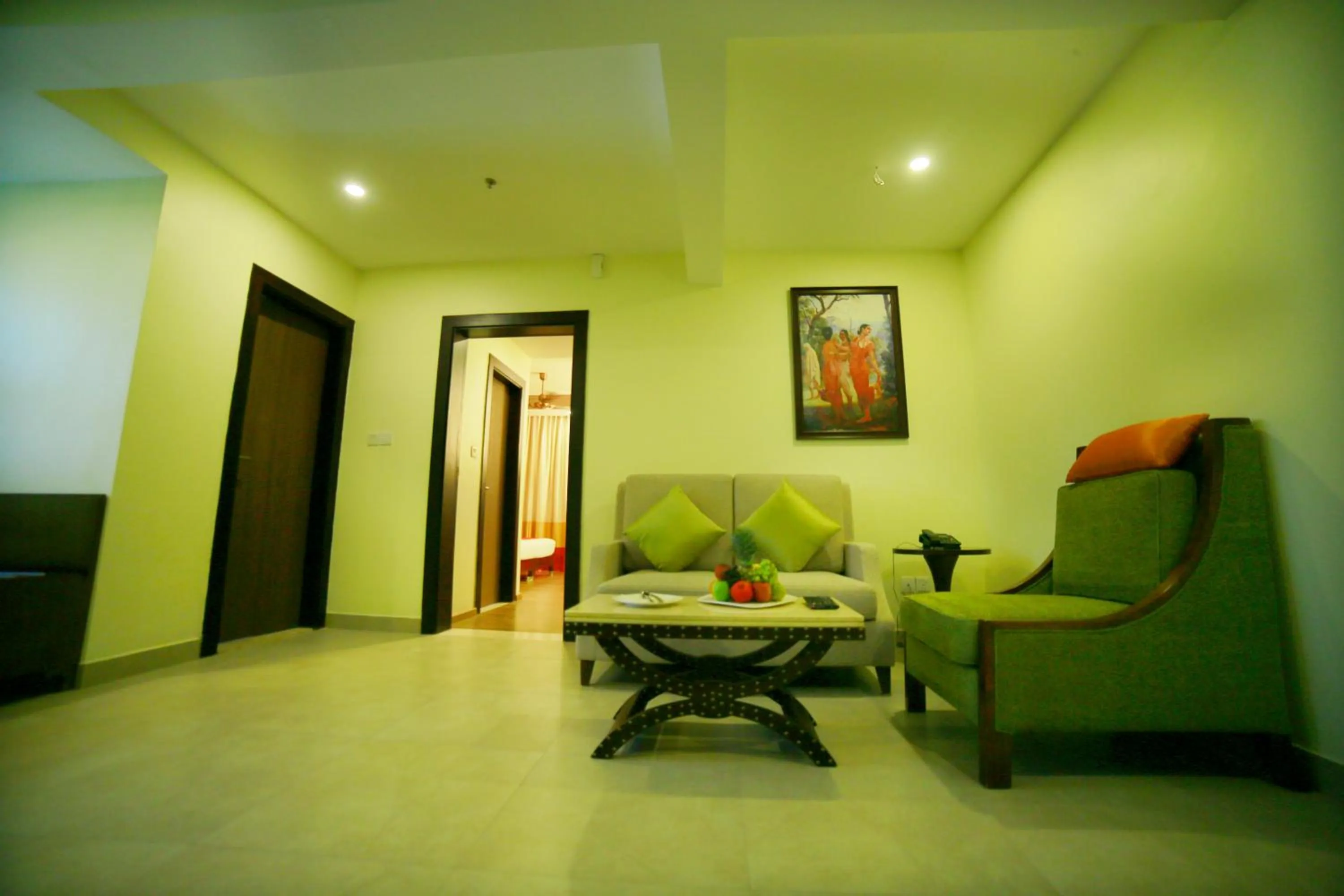 Living room in Vivin Luxury Suites