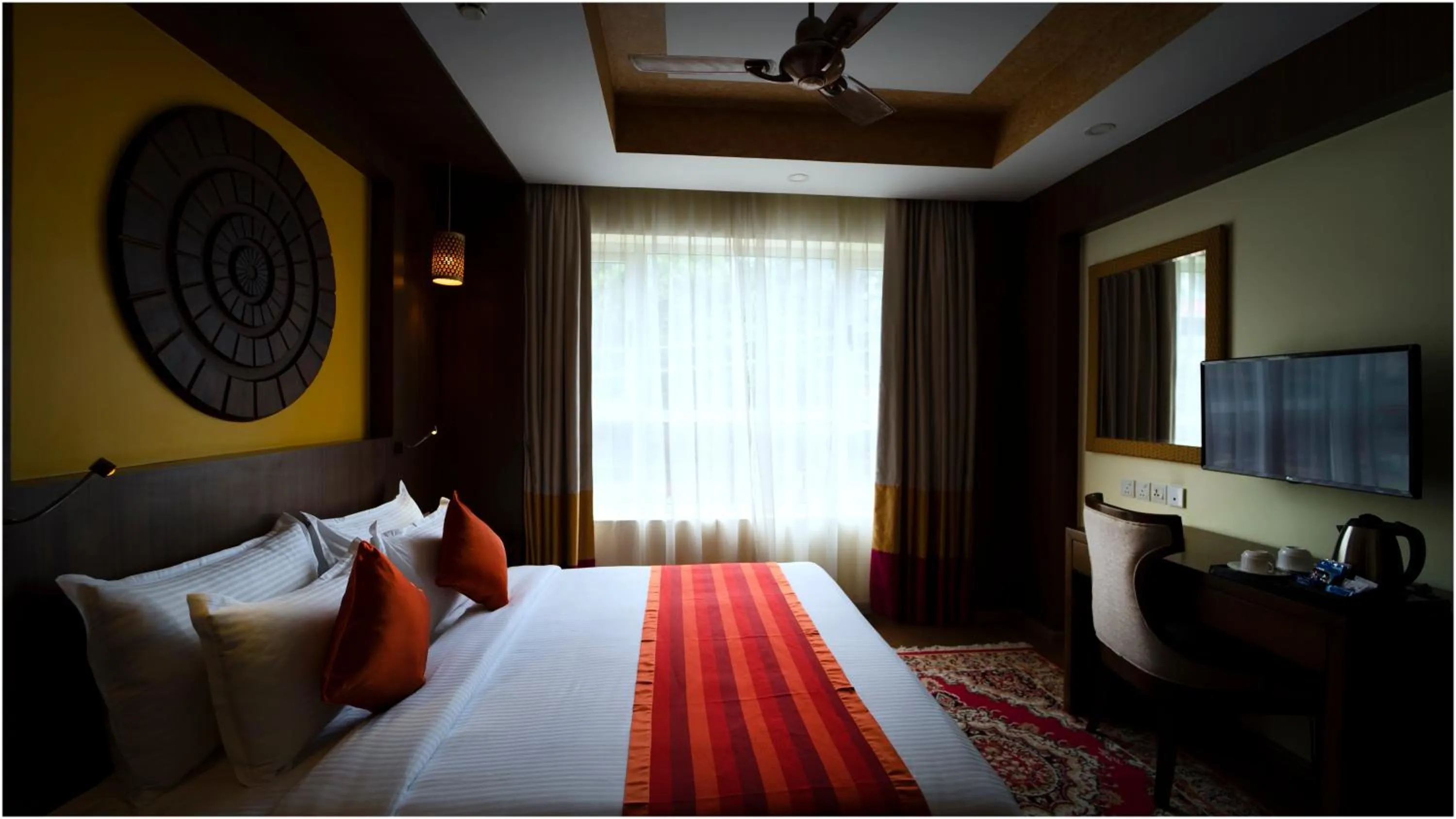 Bed in Vivin Luxury Suites