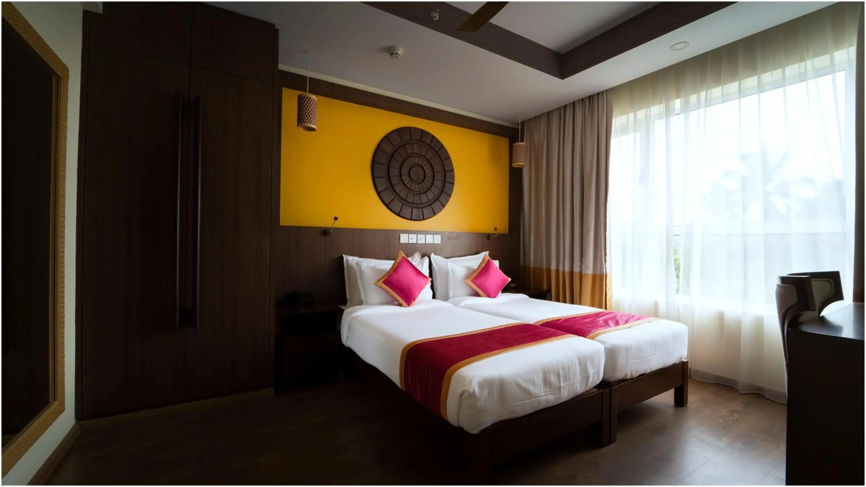 Bed in Vivin Luxury Suites