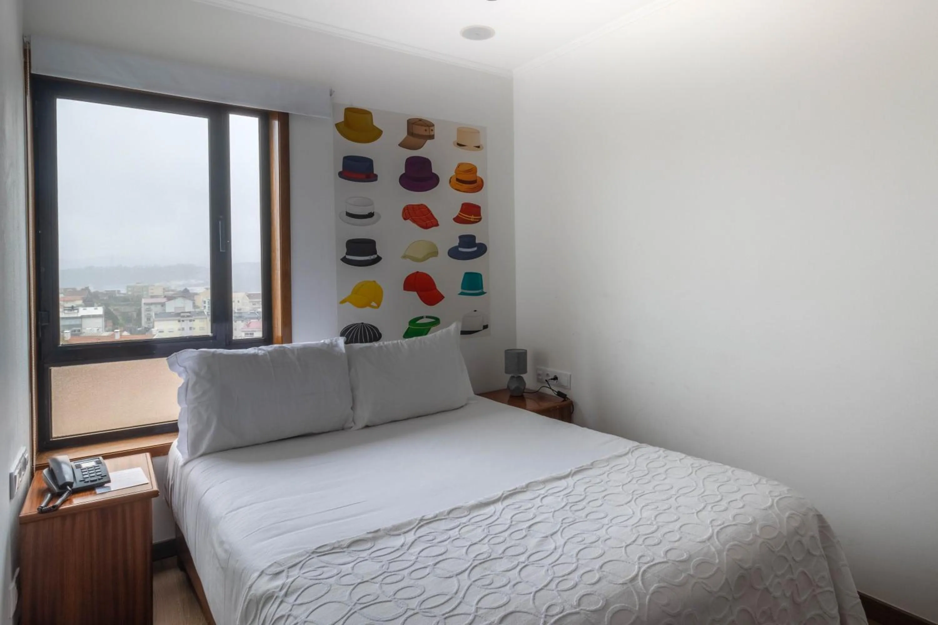 Bed in Hotel A.S. Sao Joao da Madeira